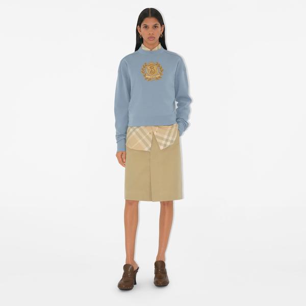 Burberry Kadın Mavi Triko
