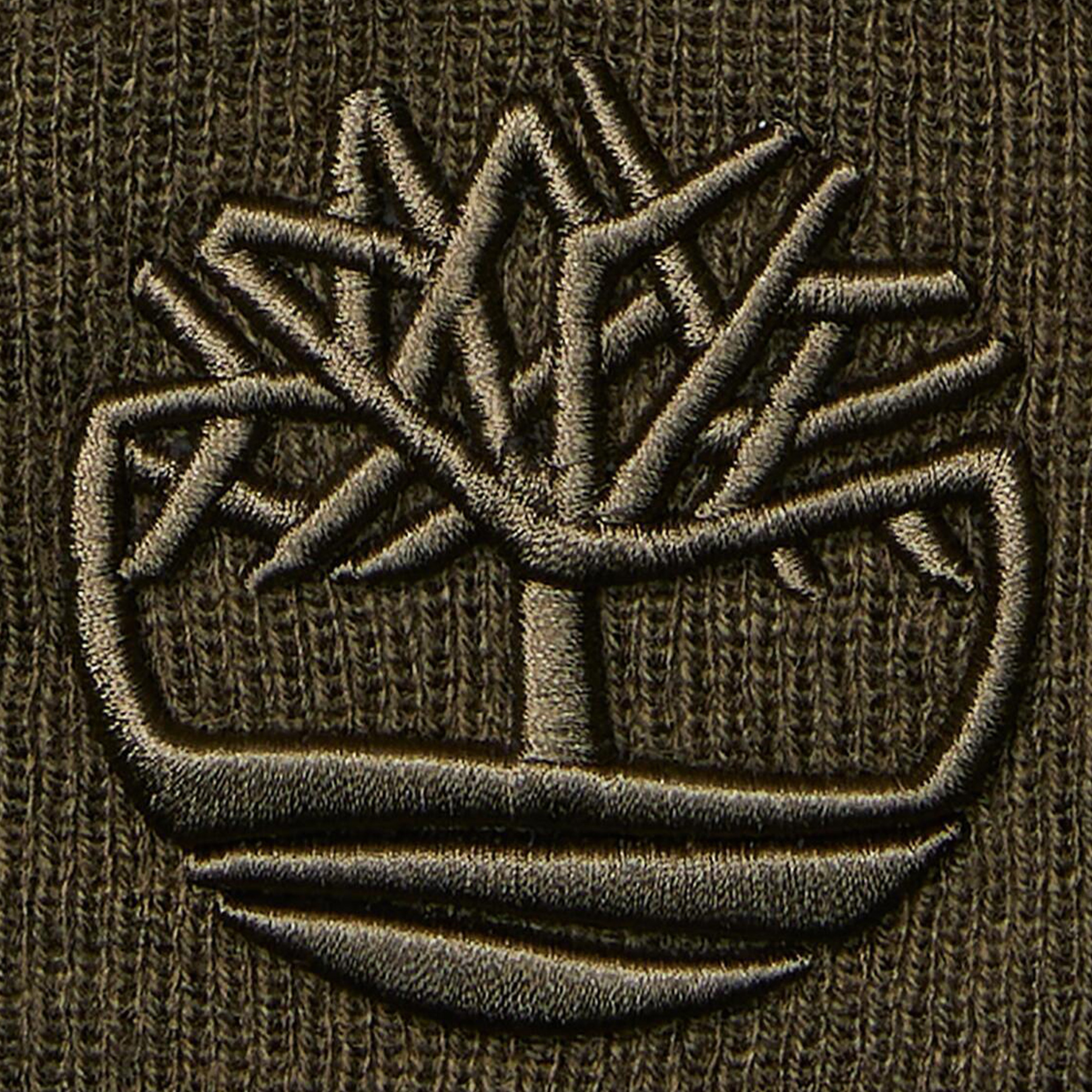 Timberland 3D İşlemeli Erkek Yeşil Bere