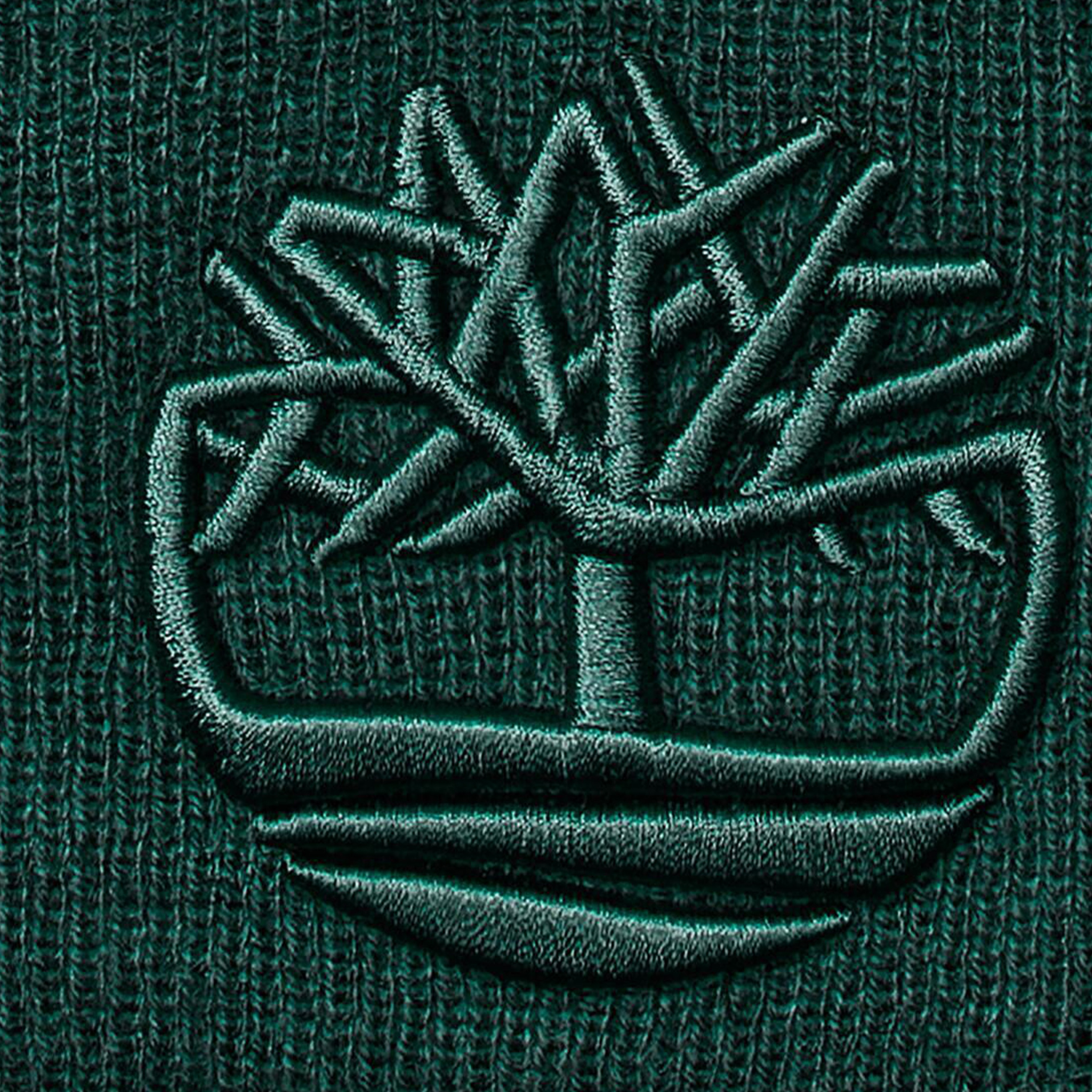 Timberland 3D İşlemeli Erkek Yeşil Bere