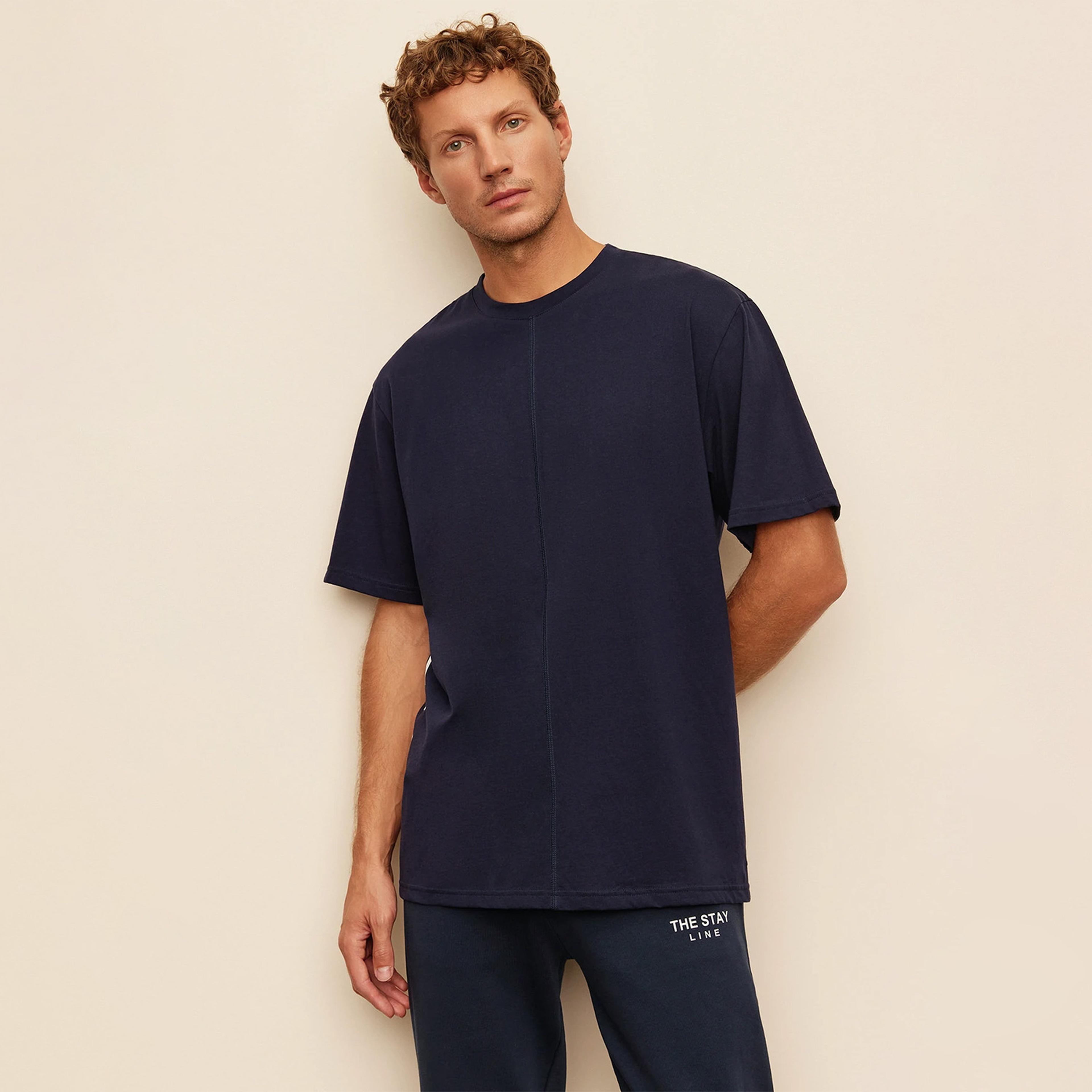 The Stay Line Soley Unisex Lacivert T-Shirt