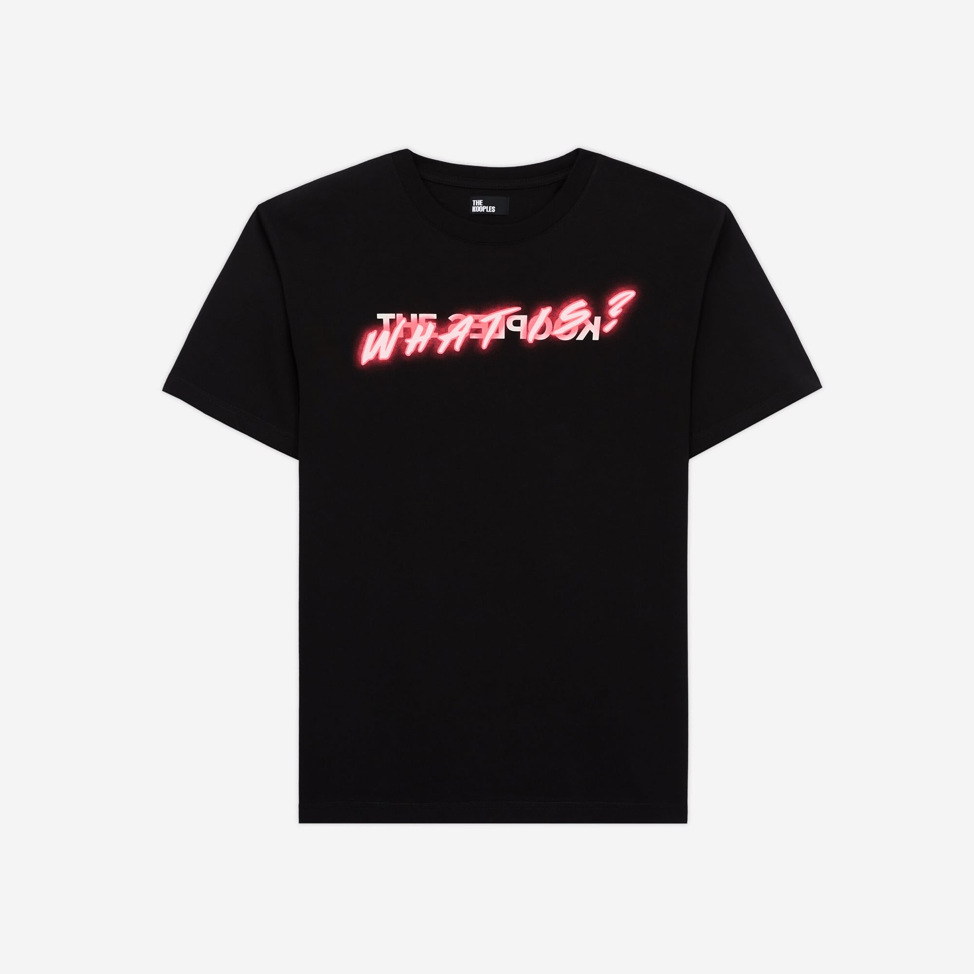 ERKEK BASKILI SİYAH T-SHIRT