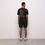 ERKEK BASKILI SİYAH T-SHIRT