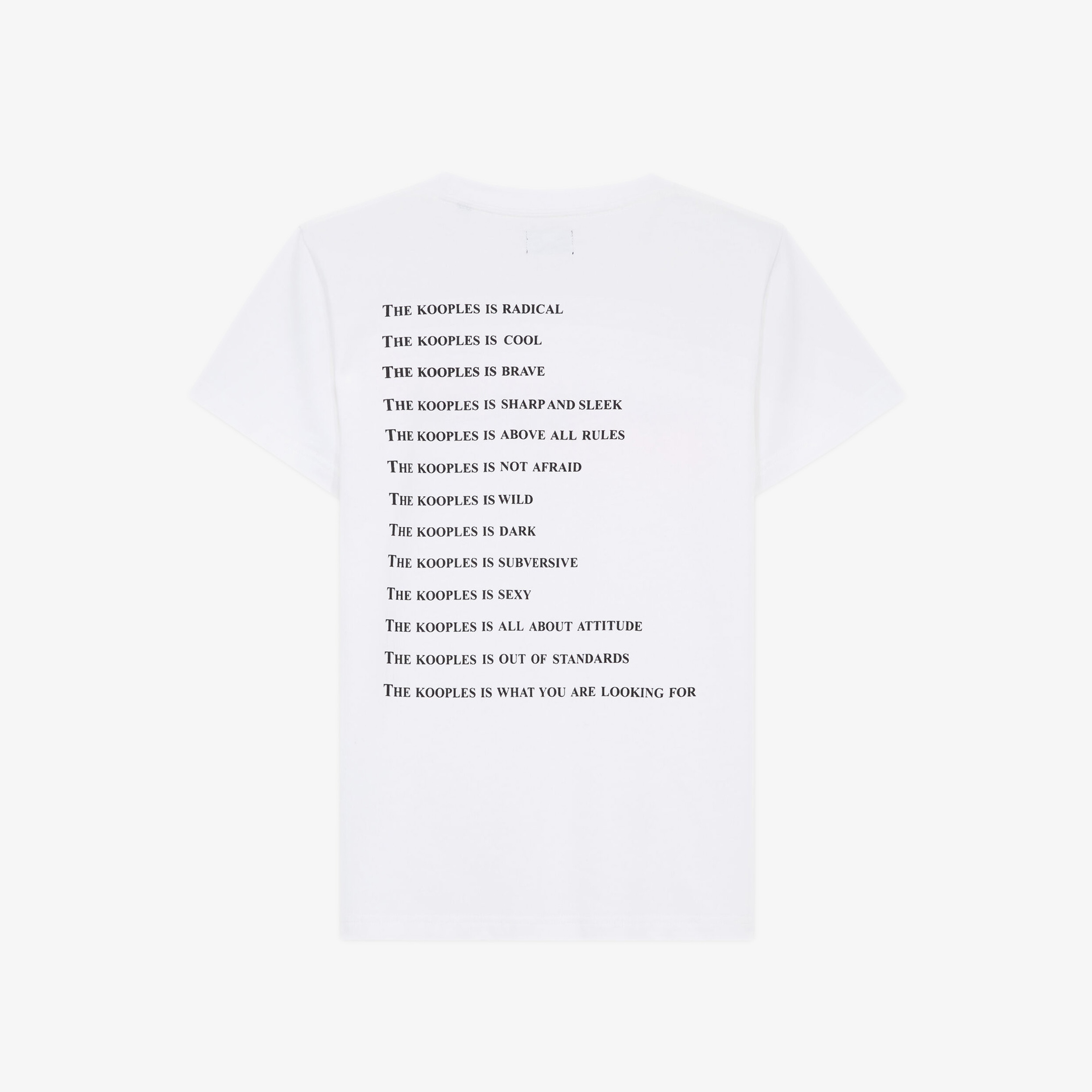 KADIN BASKILI BEYAZ T-SHIRT