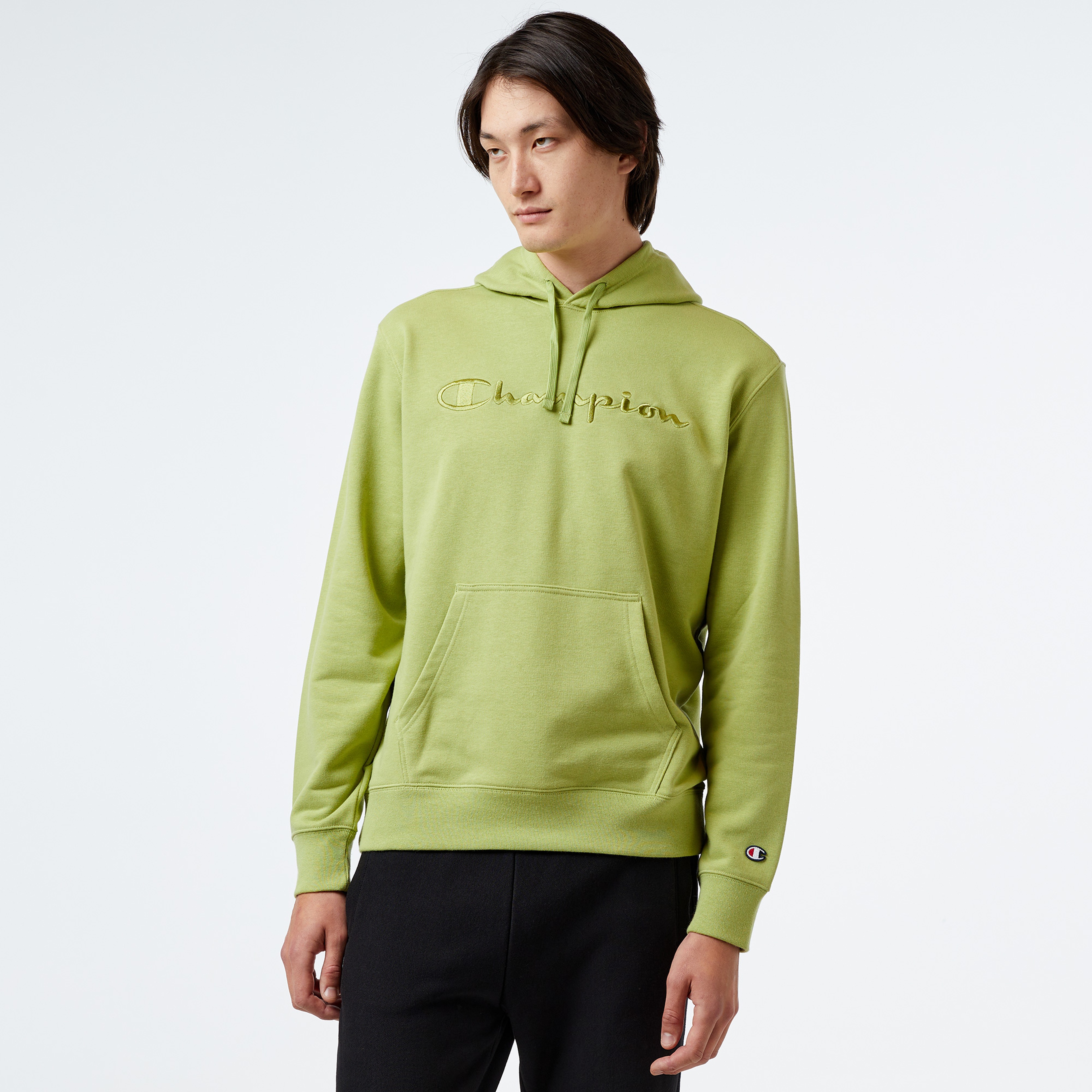 Champion Classic Erkek Yeşil Hoodie