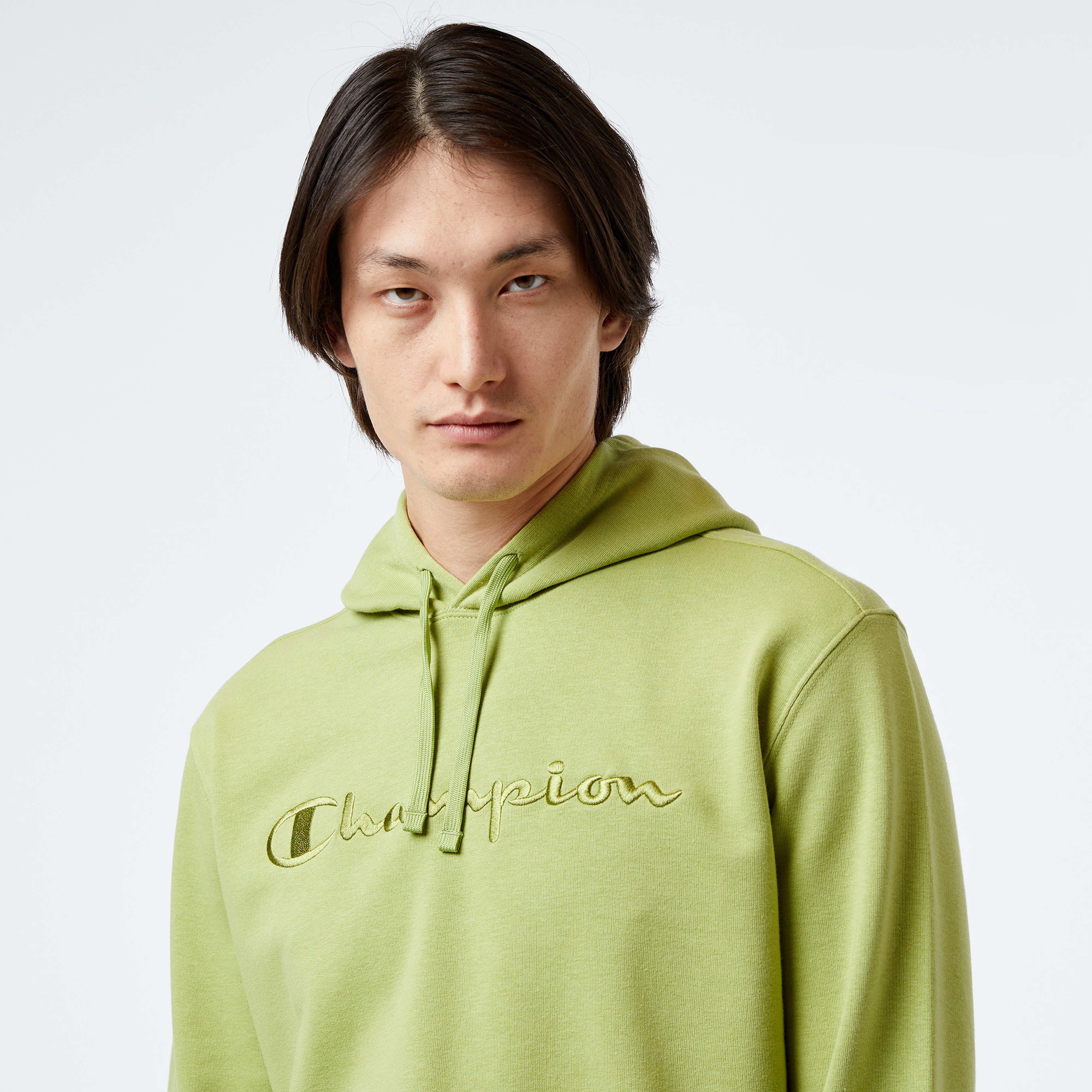 Champion Classic Erkek Yeşil Hoodie