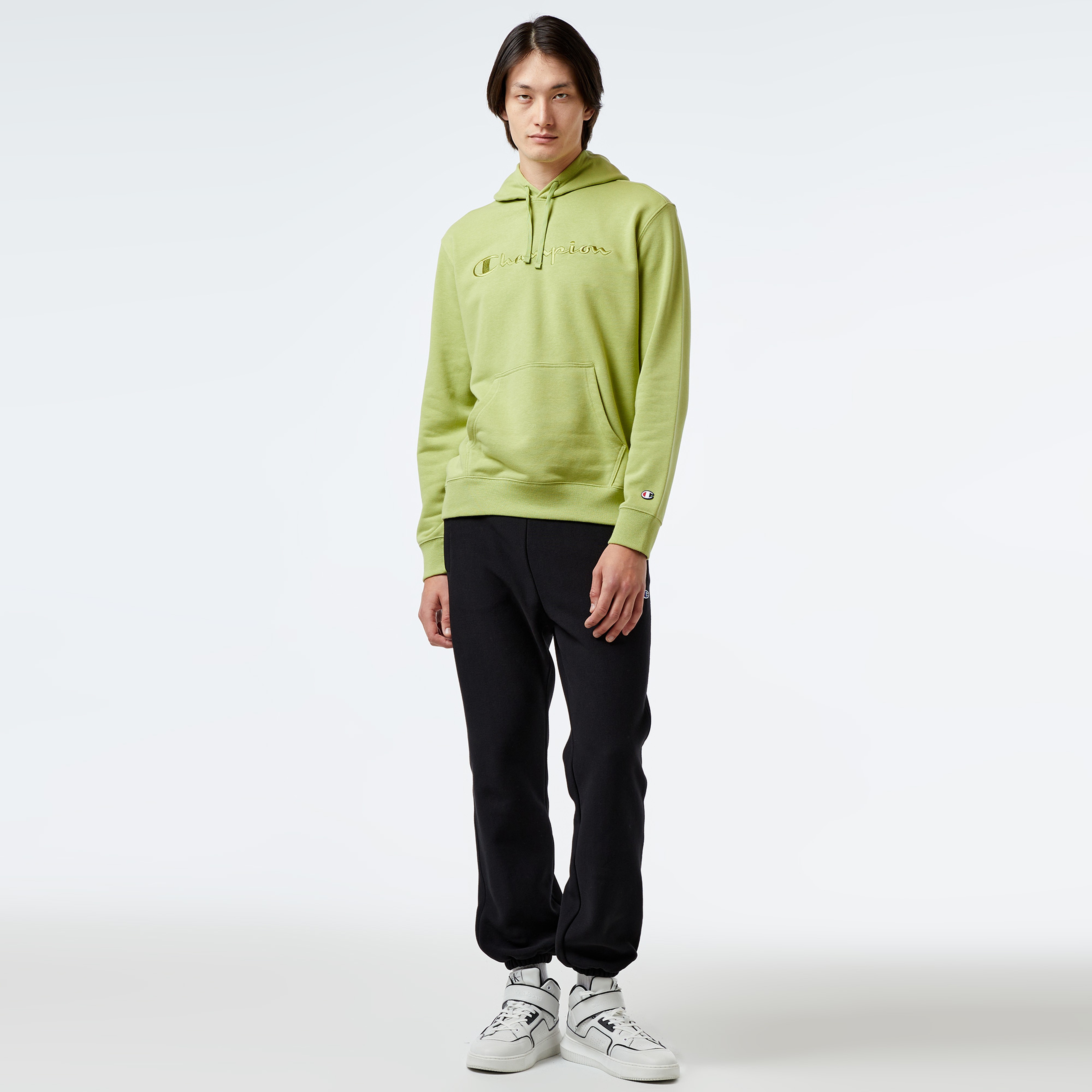 Champion Classic Erkek Yeşil Hoodie