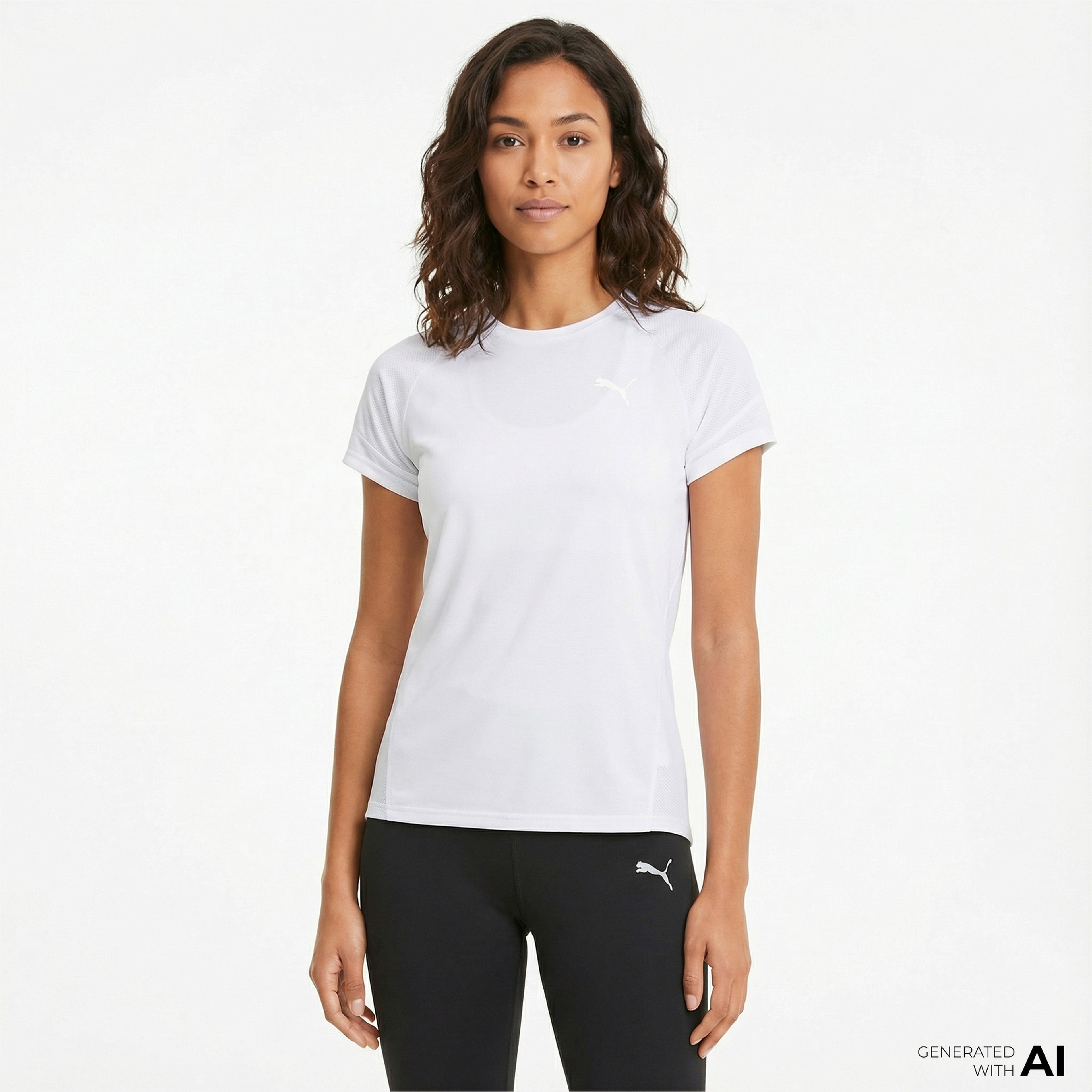 Puma Evostripe Unisex Beyaz T-Shirt