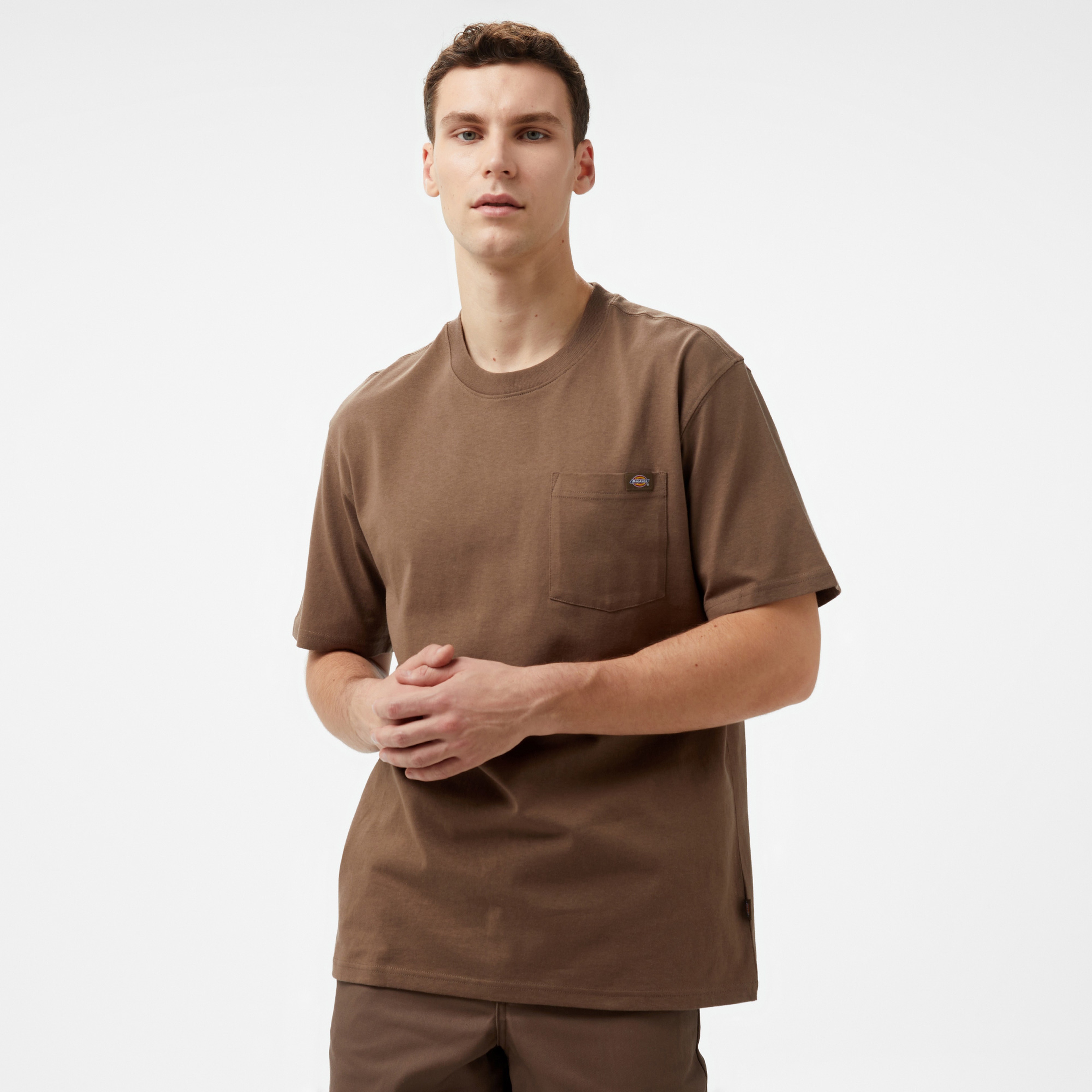 Dickies Luray Pocket Kahverengi Erkek T-Shirt