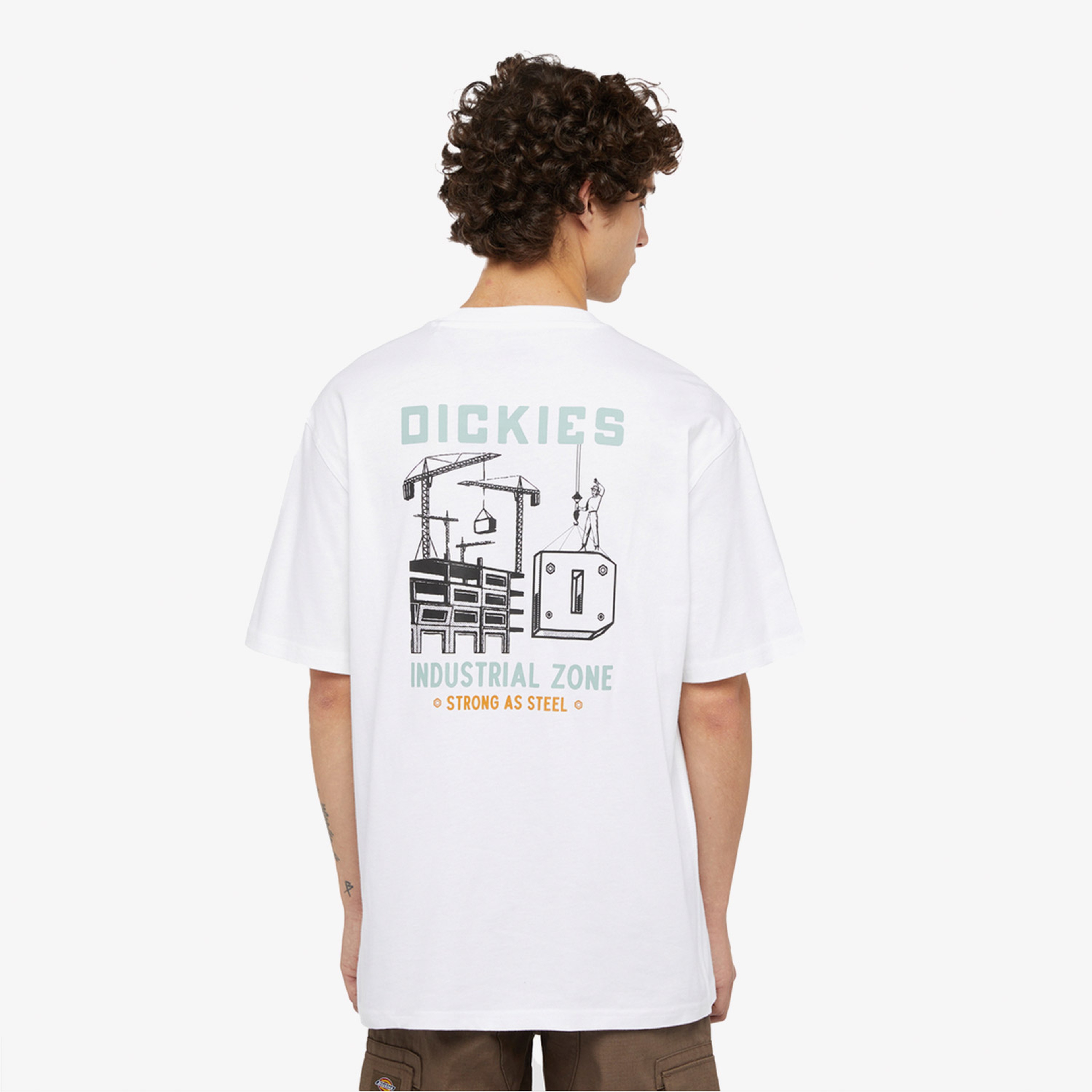 Dickies Industrial Zone Beyaz Erkek T-Shirt