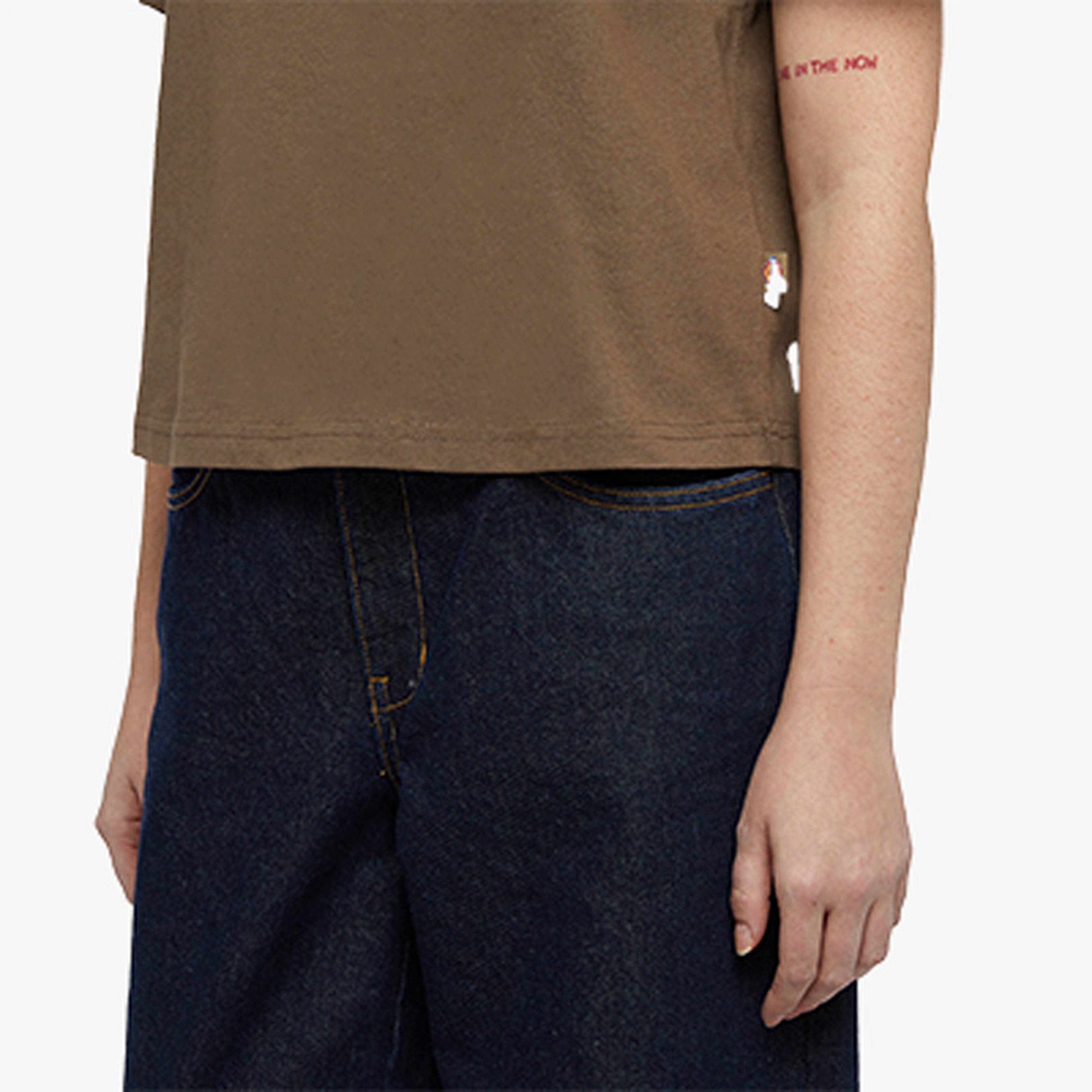Dickies Oakport Boxy Kadın Kahverengi T-Shirt