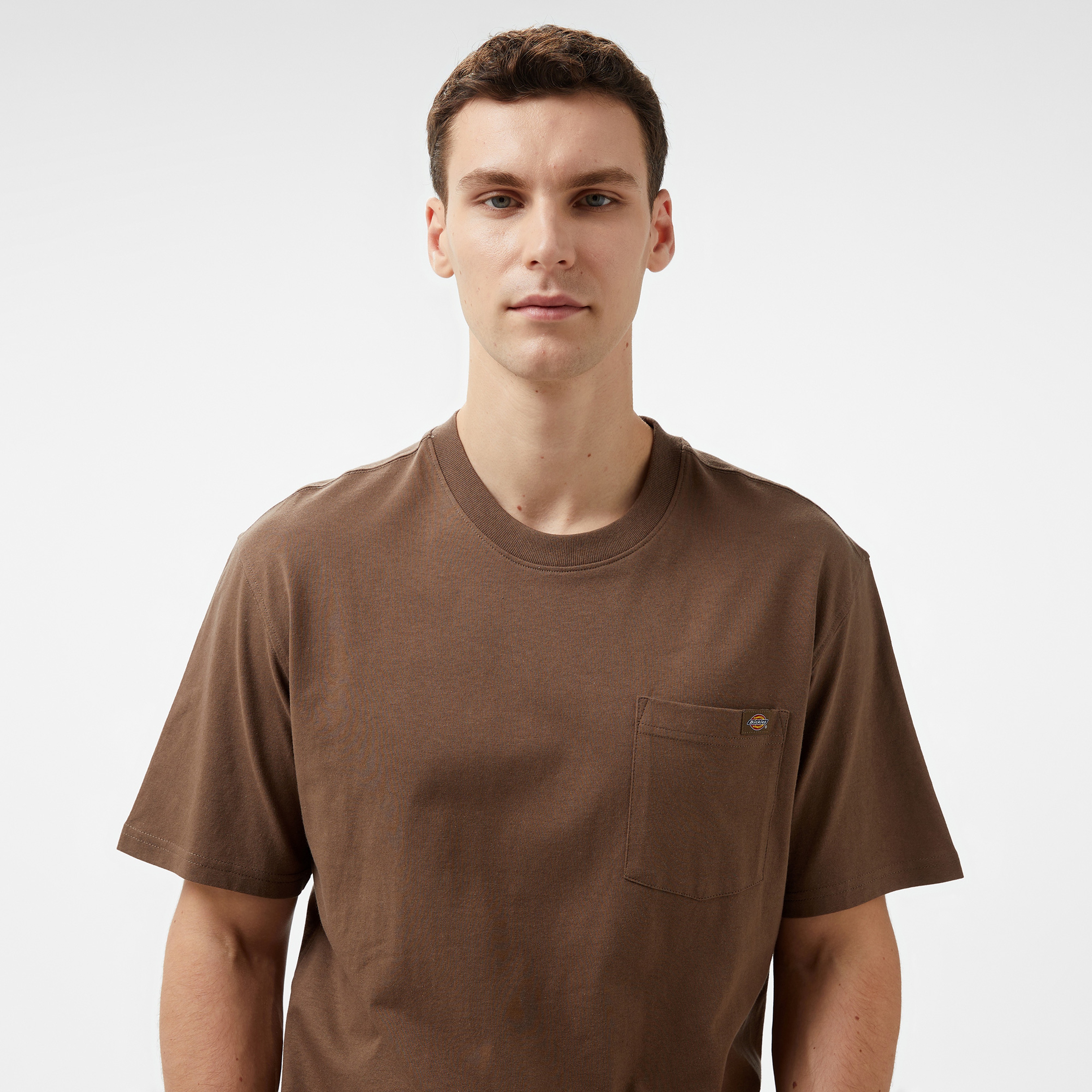 Dickies Luray Pocket Kahverengi Erkek T-Shirt