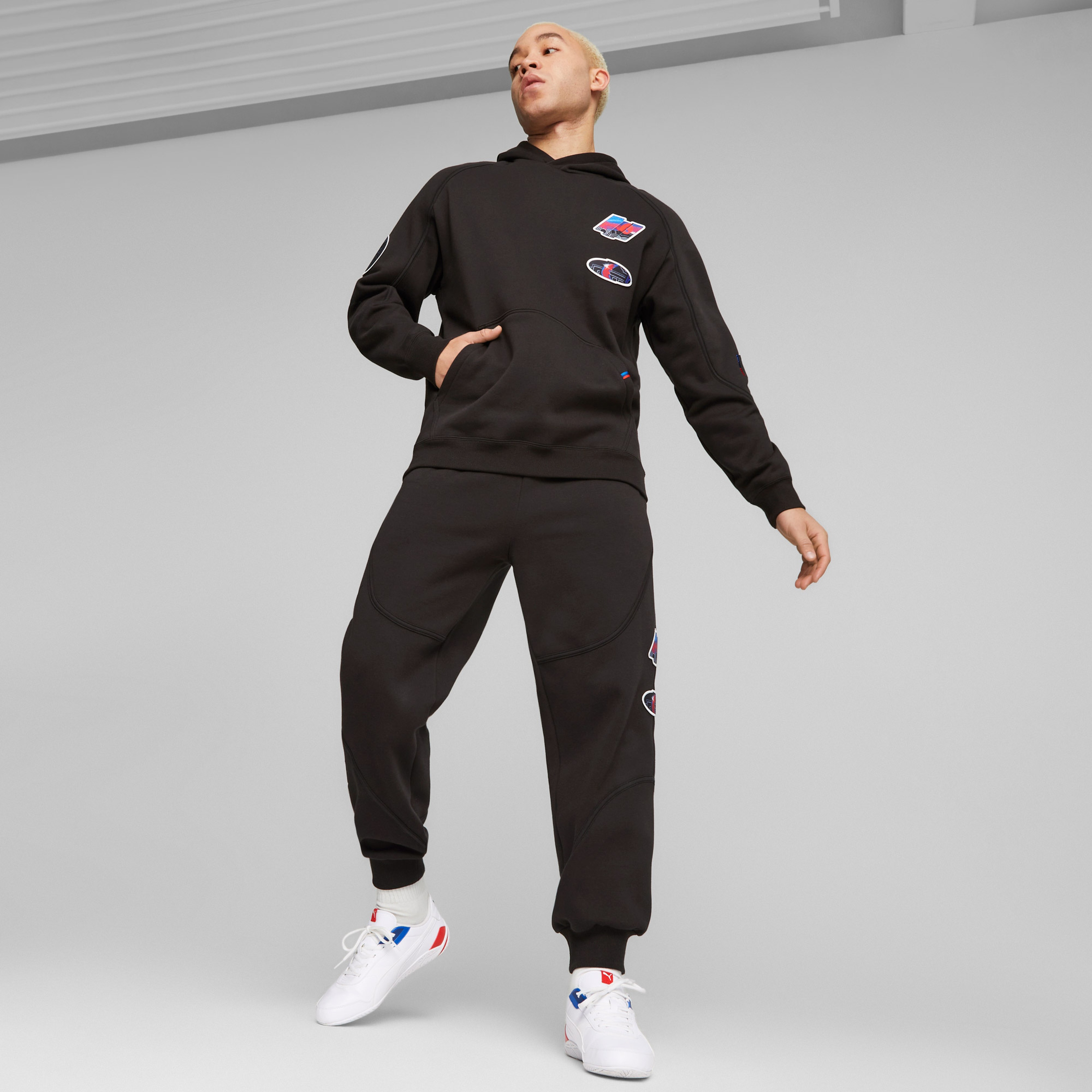 Puma Bmw Mms Stat Erkek Siyah Eşofman Altı