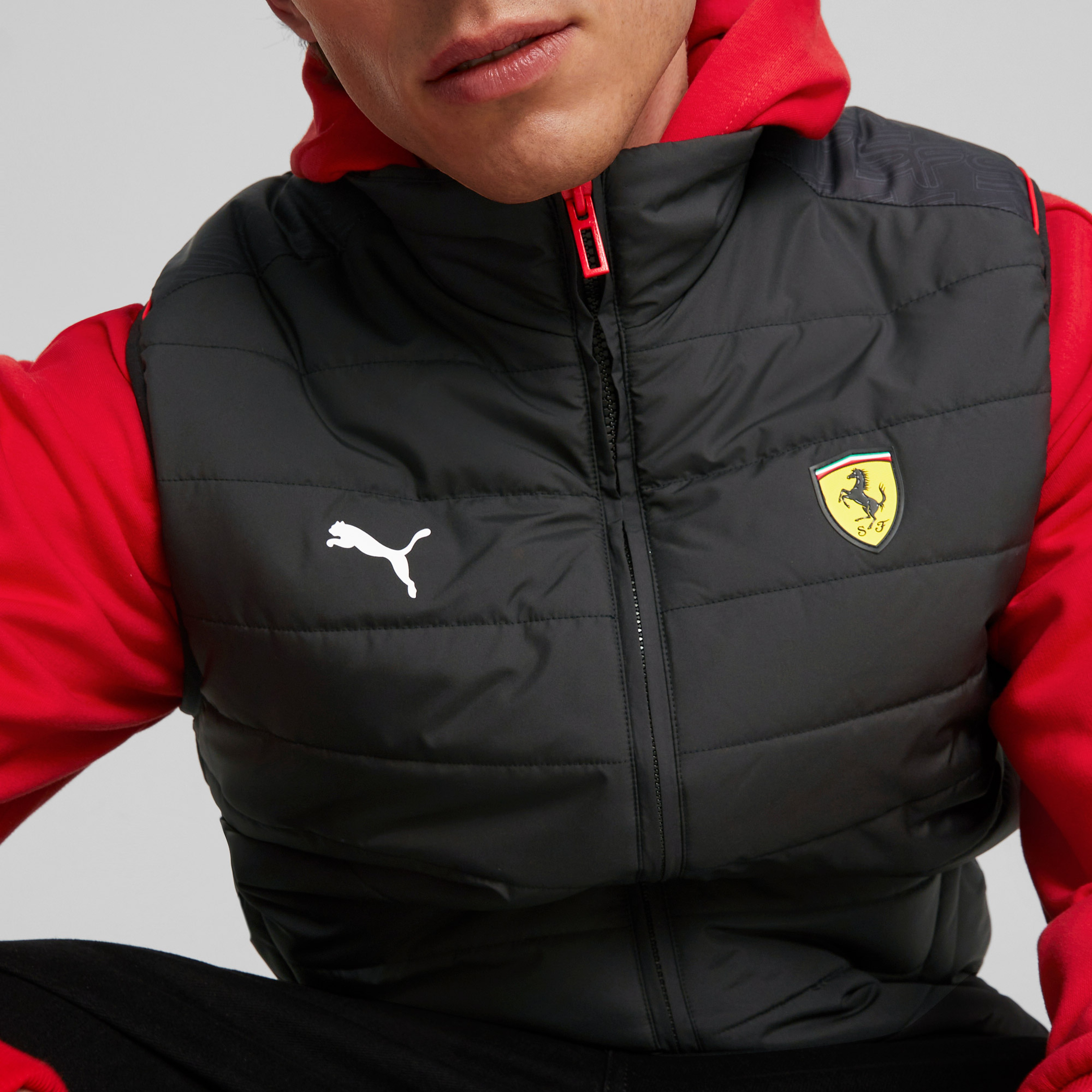 Puma Ferrari Race Erkek Siyah Yelek