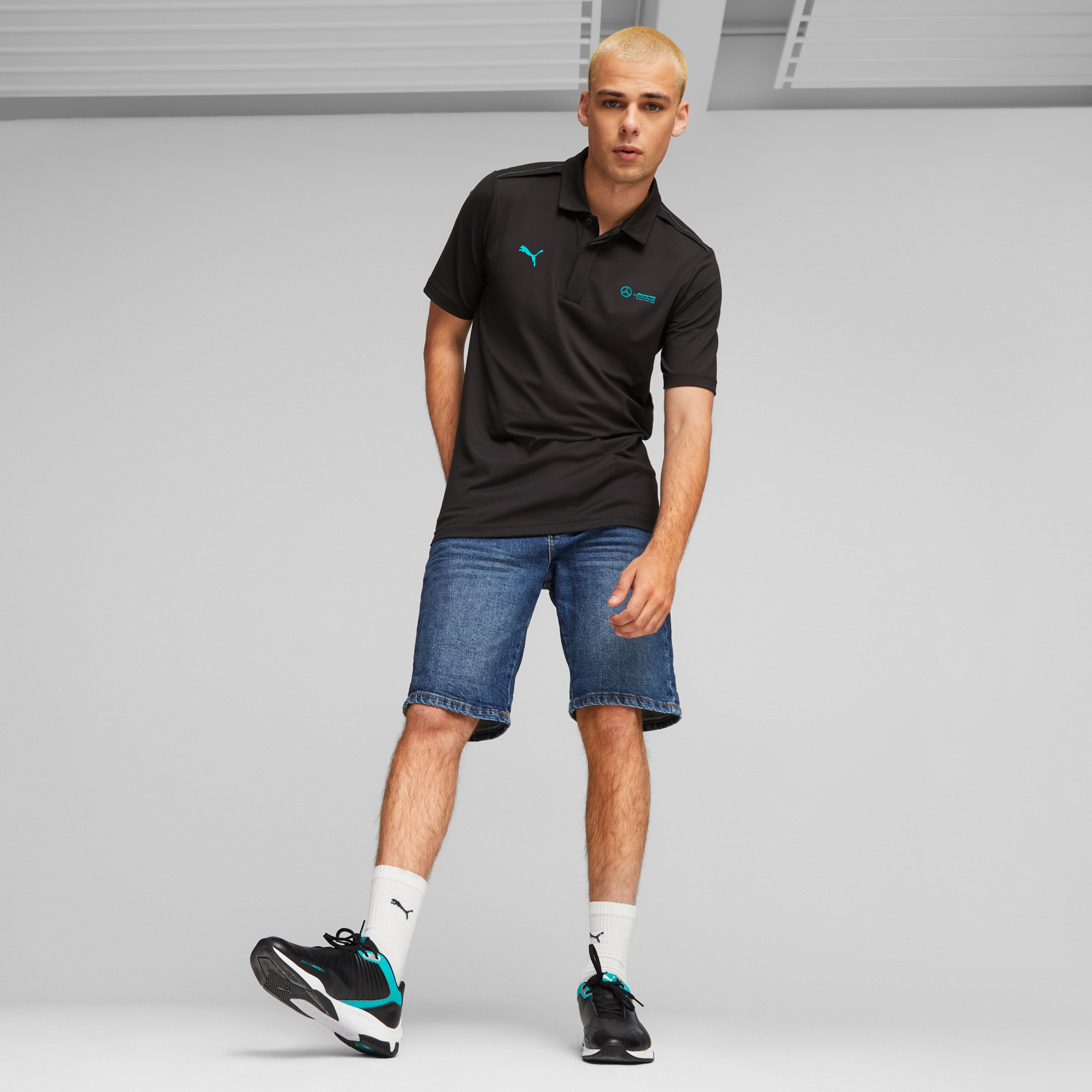 Puma Mapf1 Clouds Erkek Siyah T-Shirt