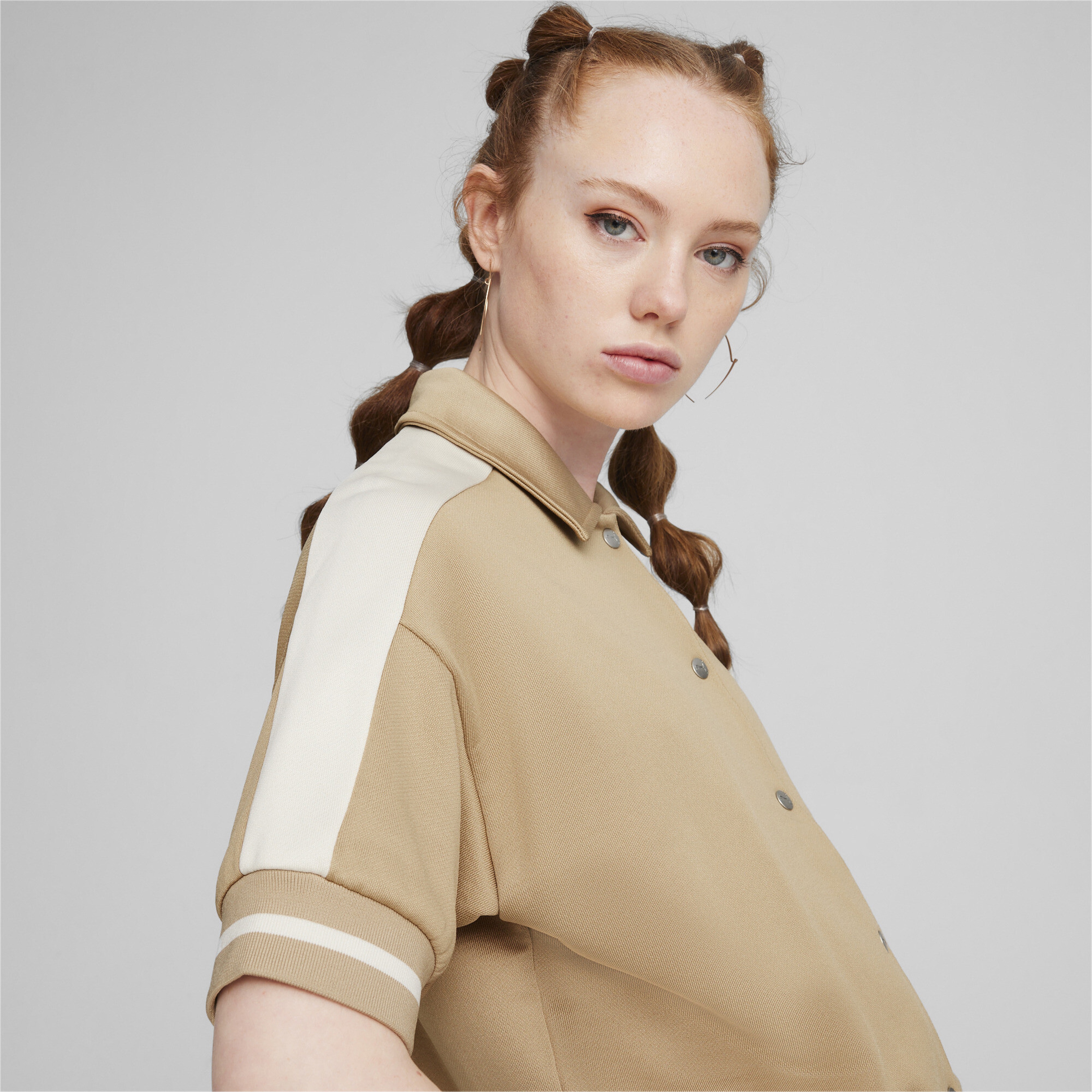 Puma T7 Track Kadın Kahverengi Ceket