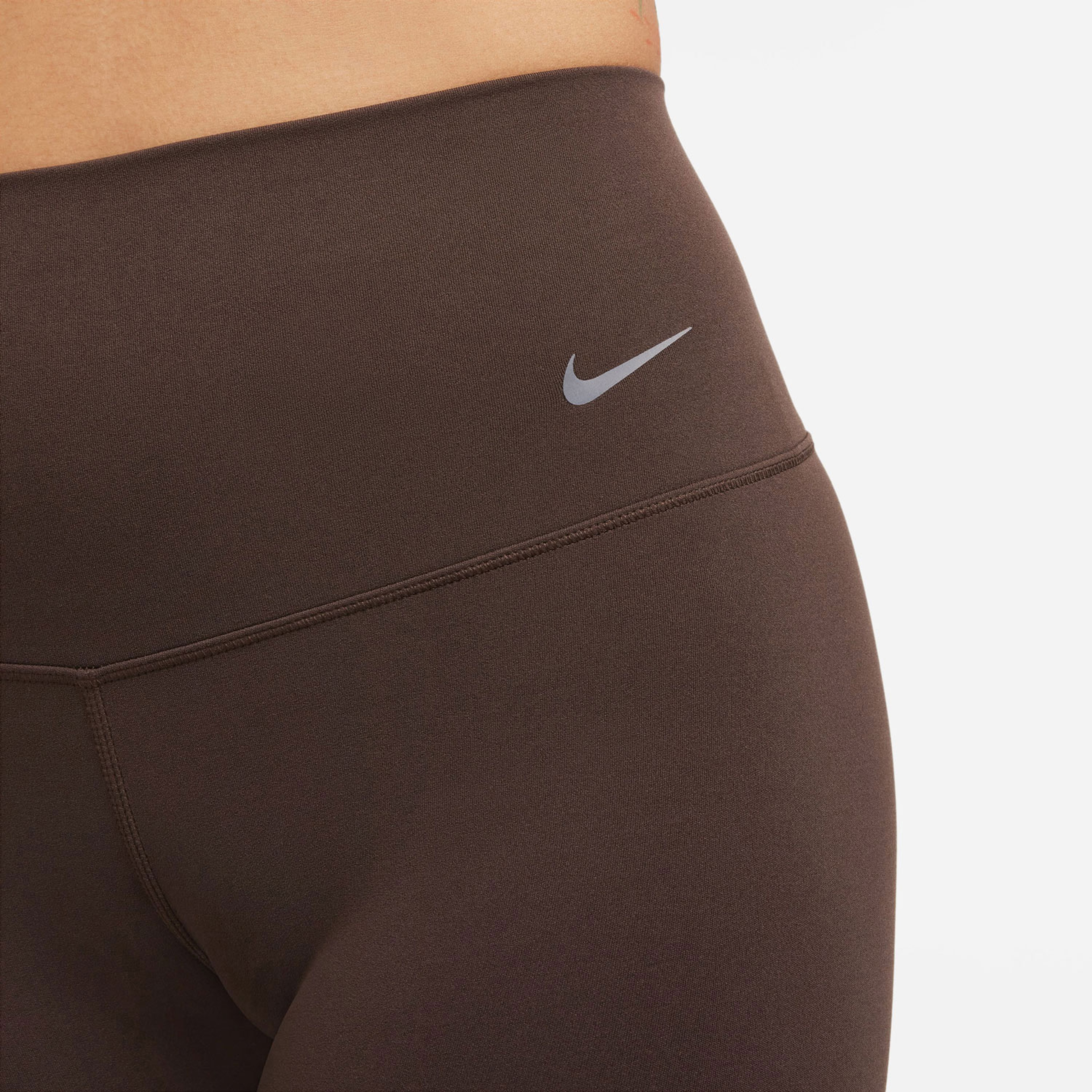 Nike Dri-Fit Zenvy High Rise Kadın Kahverengi Tayt
