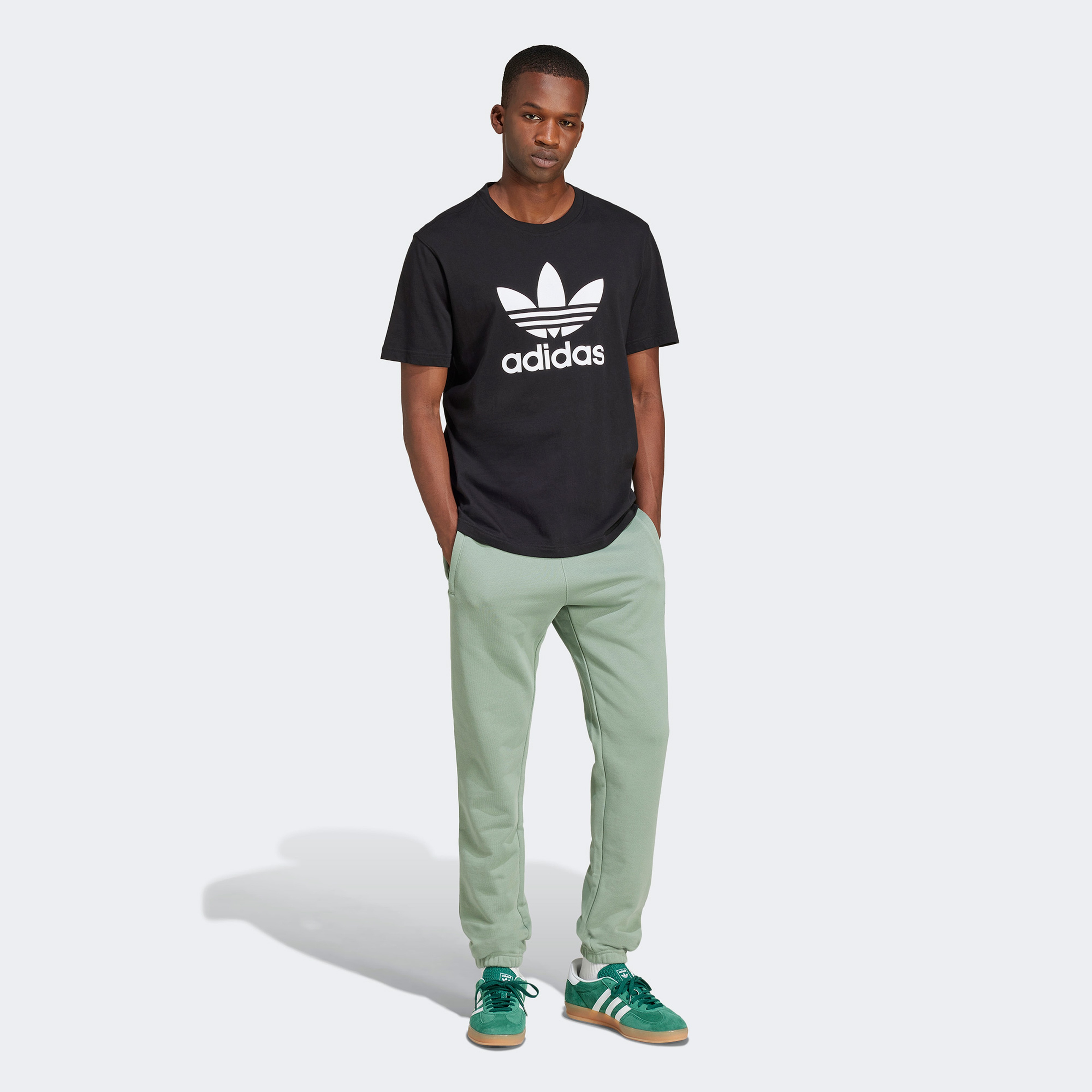 adidas Trefoil Essentials Erkek Yeşil Eşofman Altı