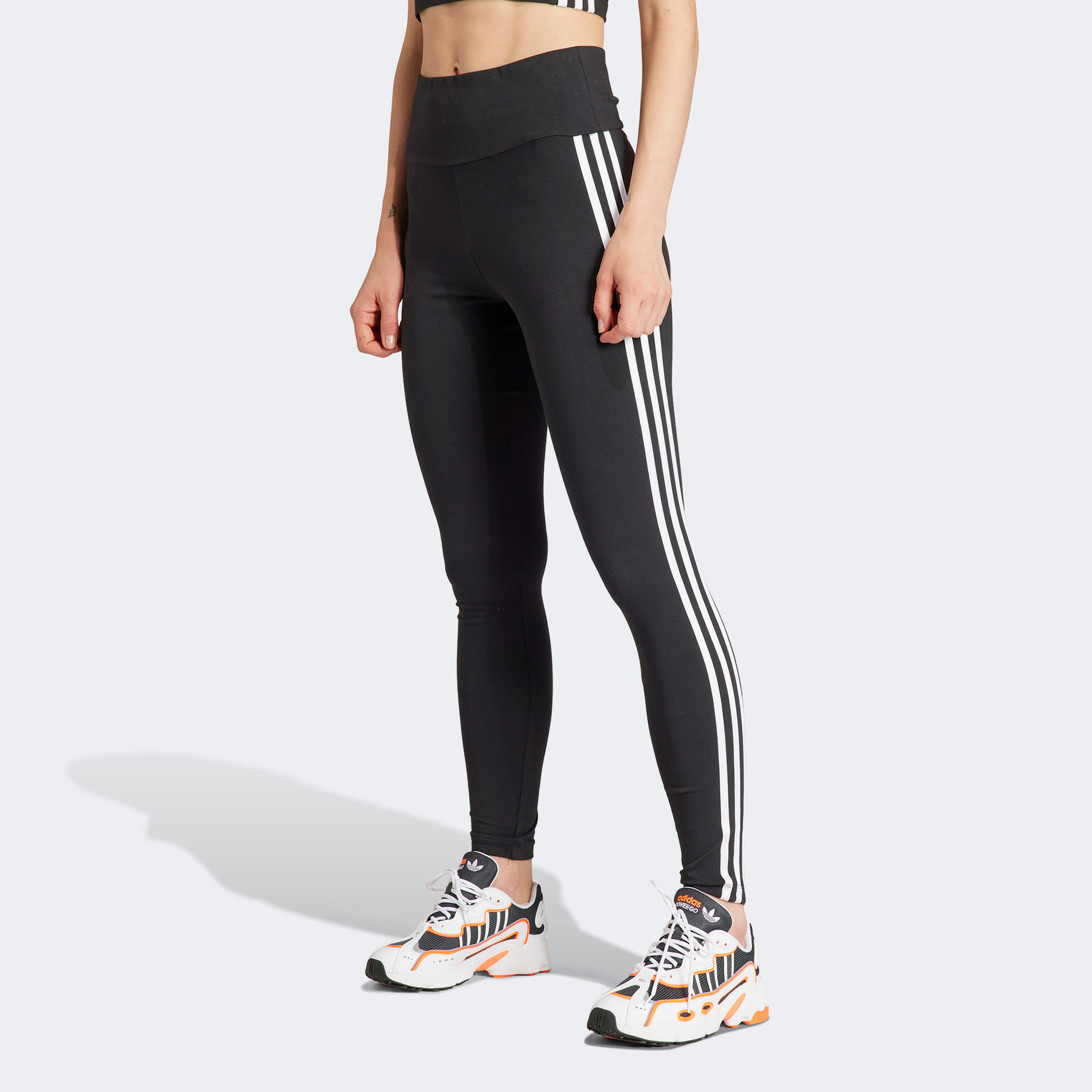 adidas 3-Stripes Leggings Kadın Siyah Tayt