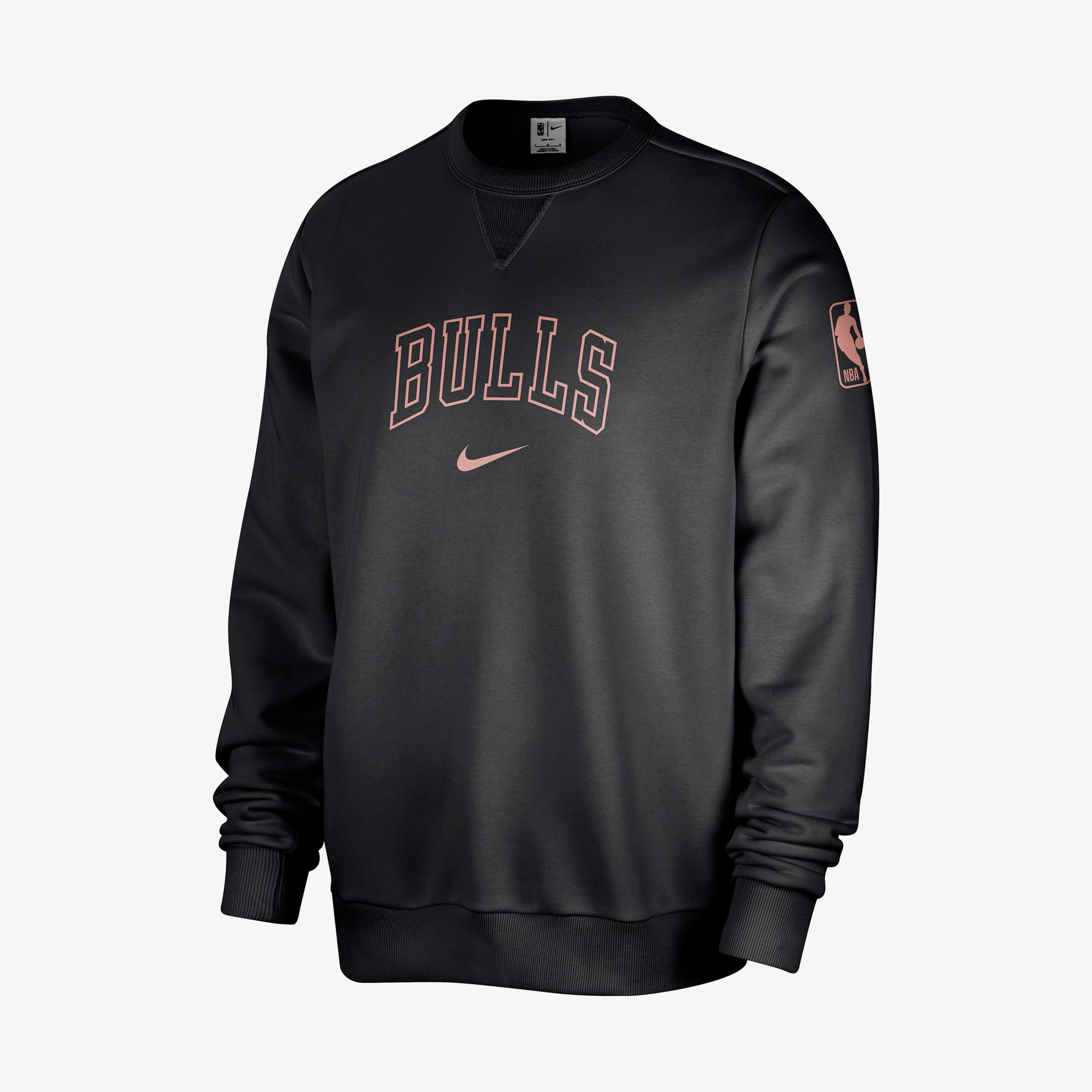 Nike Chicago Bulls Standard Issue Erkek Siyah Eşofman Üstü