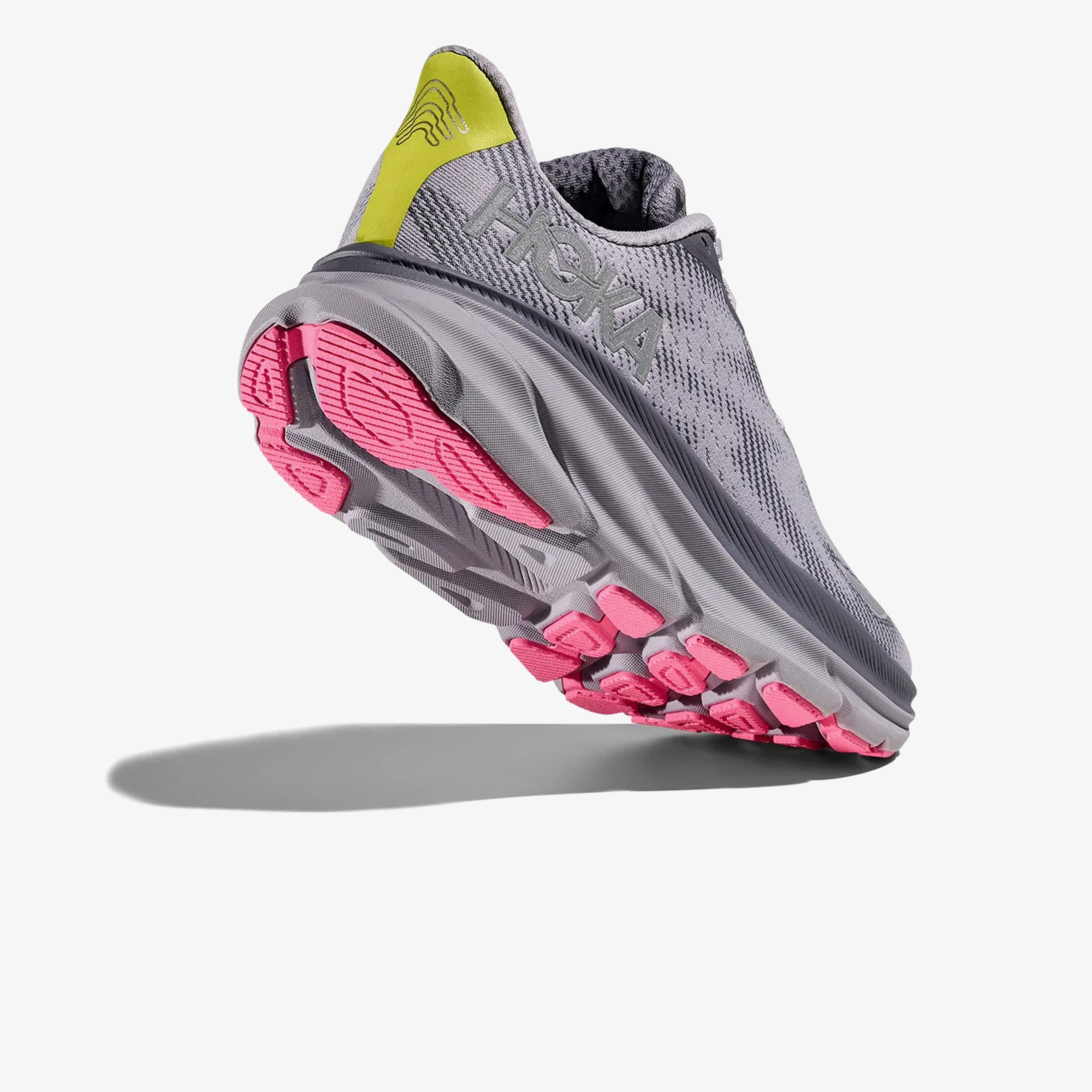 Hoka Clifton 9 Gore-Tex Kadın Gri Koşu Ayakkabısı