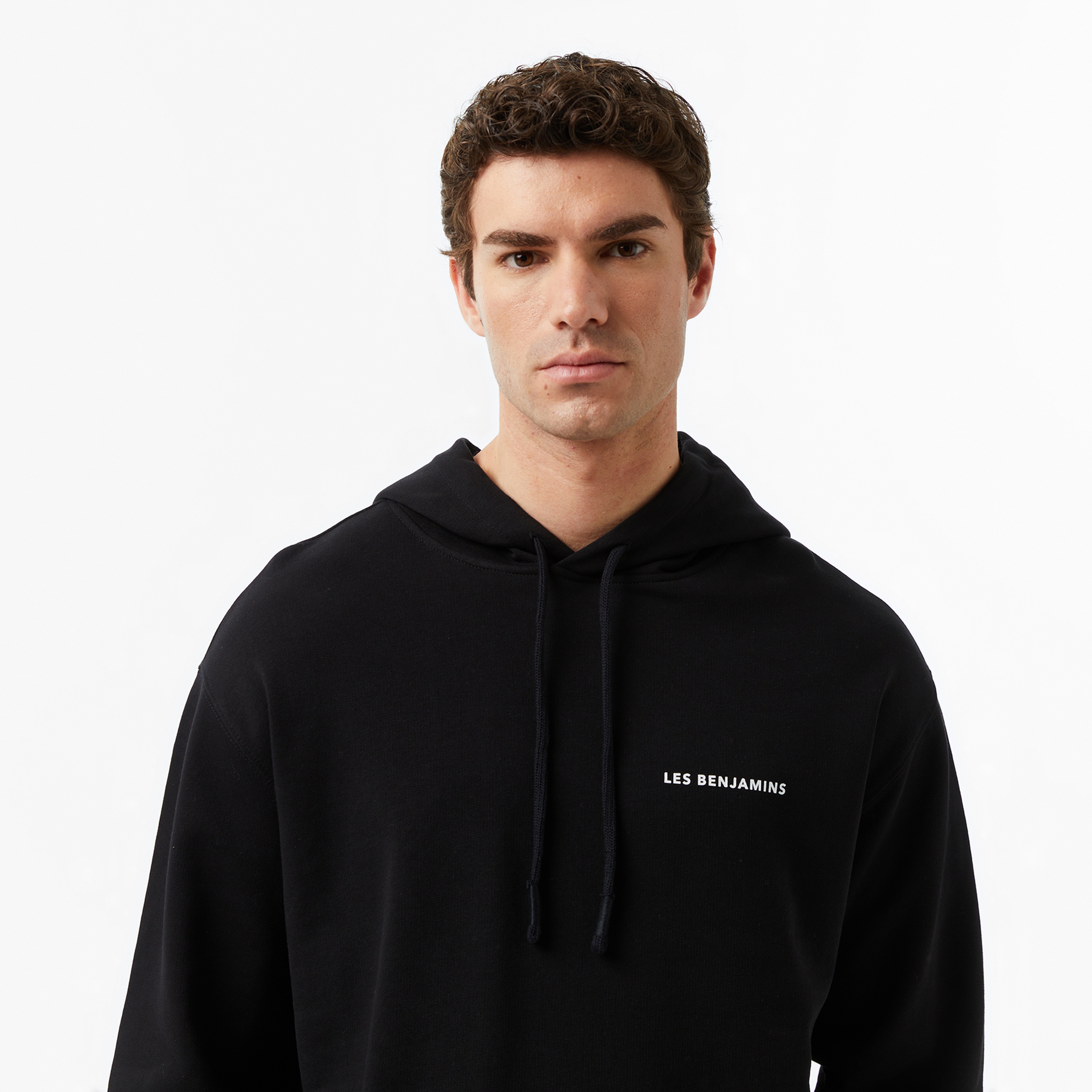 Les Benjamins Erkek Siyah Sweatshirt