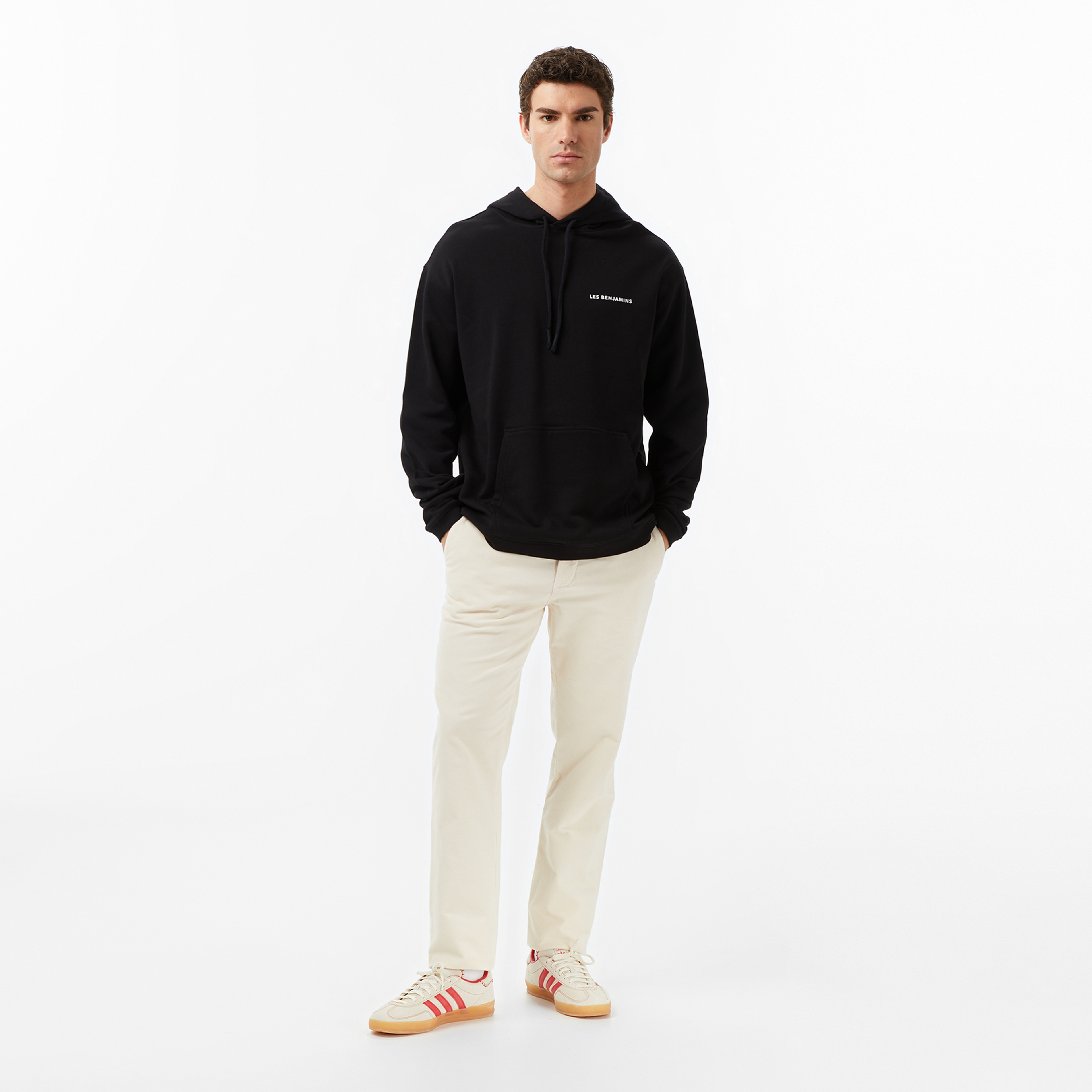 Les Benjamins Erkek Siyah Sweatshirt