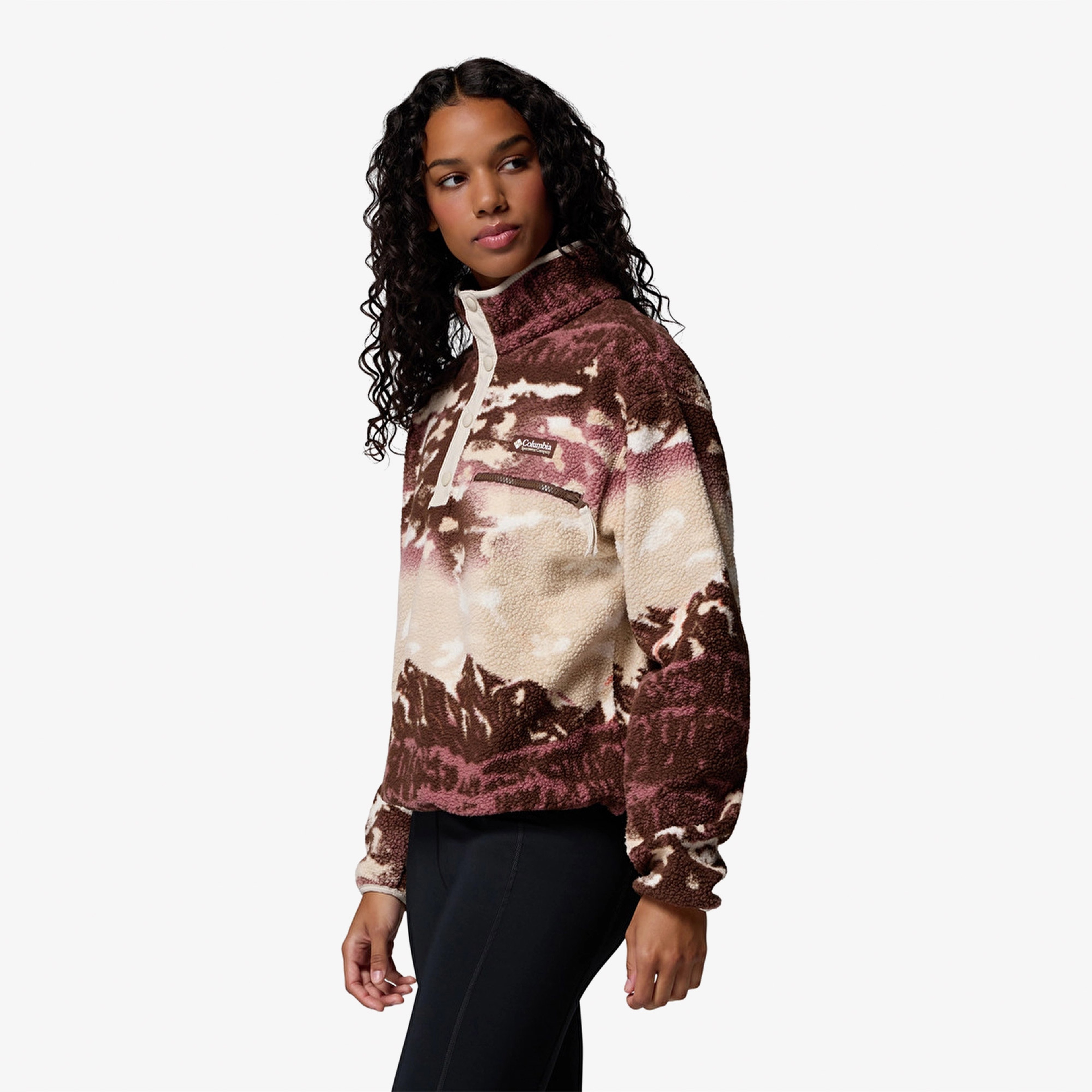 Columbia Helvetia II Kadın Kahverengi Sweatshirt