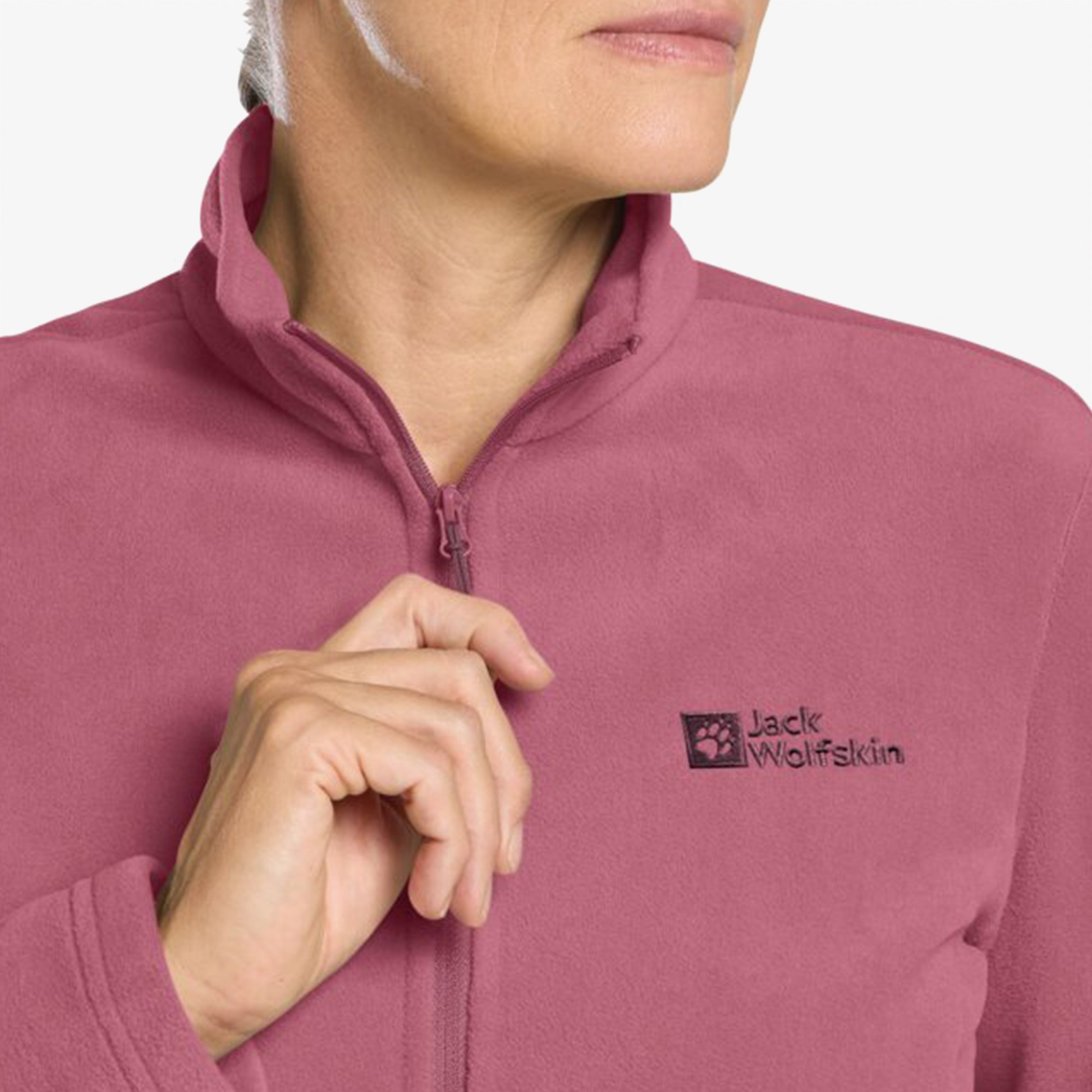 Jack Wolfskin Taunus Full Zipped Kadın Krem Ceket