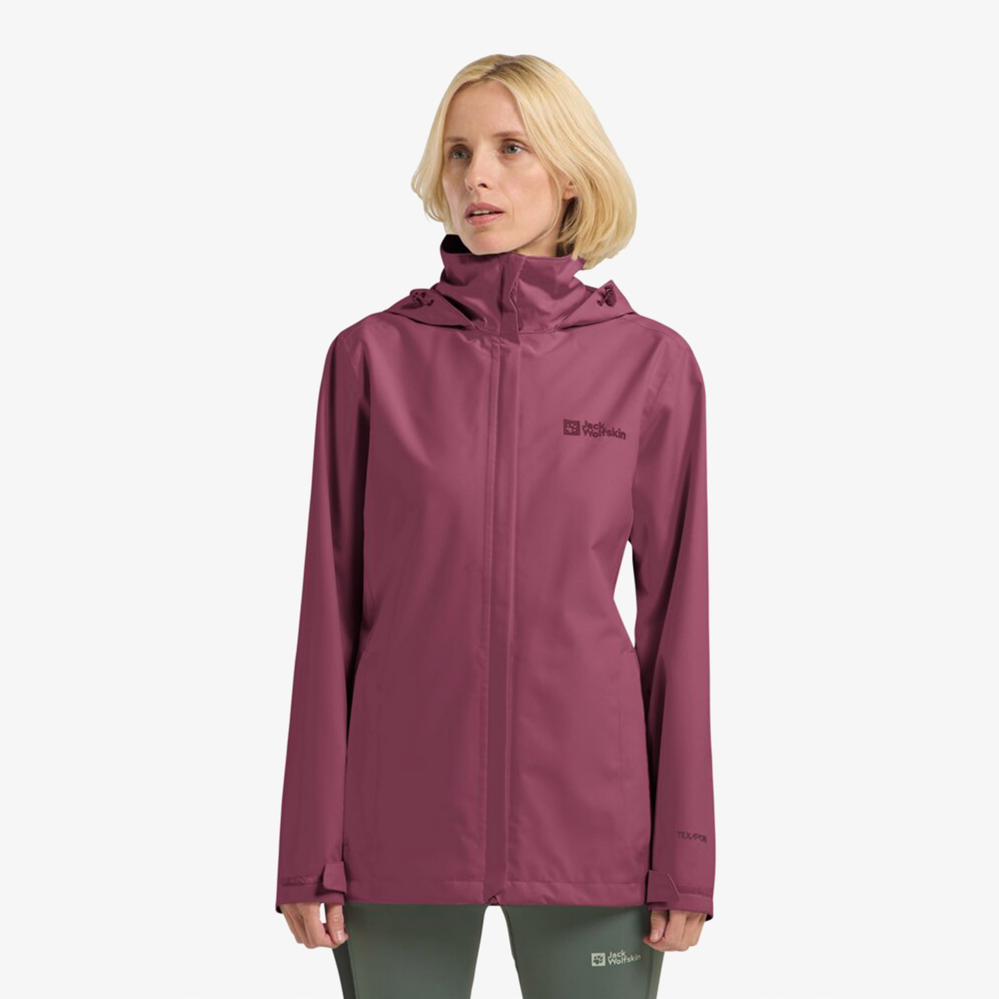 Jack Wolfskin Trailtime 2L Kadın Krem Ceket