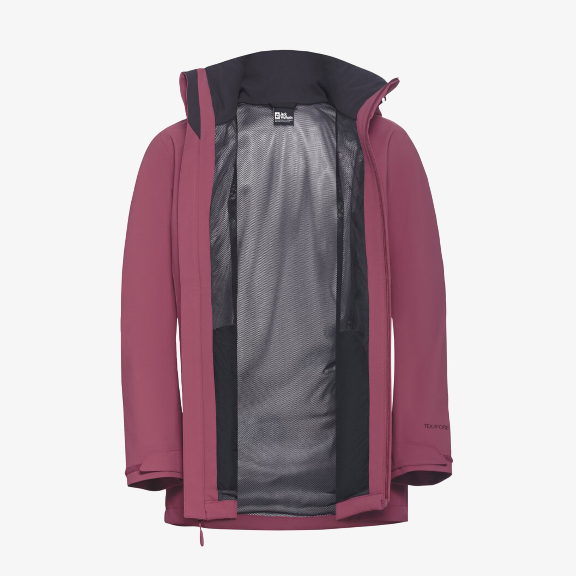 Jack Wolfskin Trailtime 2L Kadın Krem Ceket