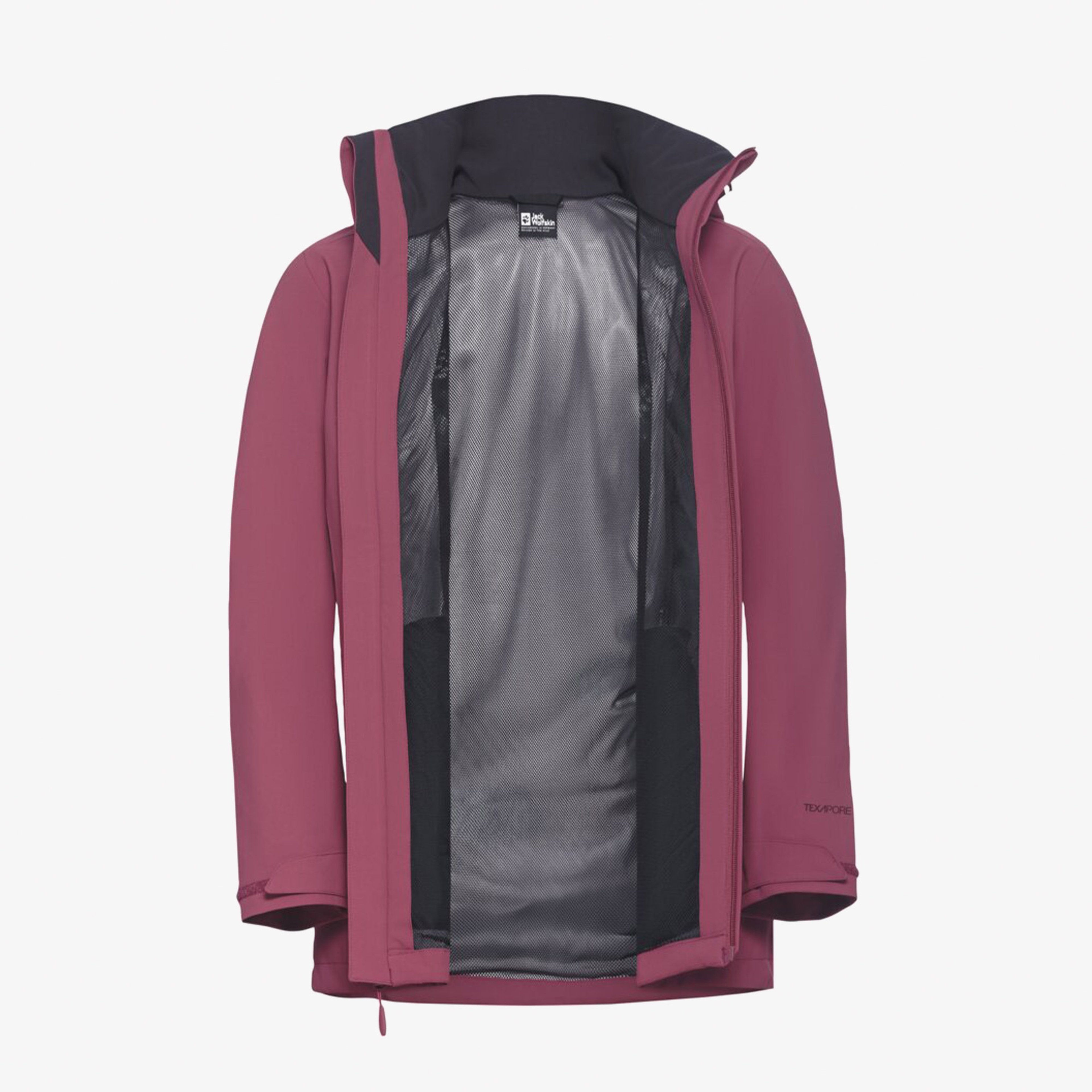 Jack Wolfskin Trailtime 2L Kadın Krem Ceket