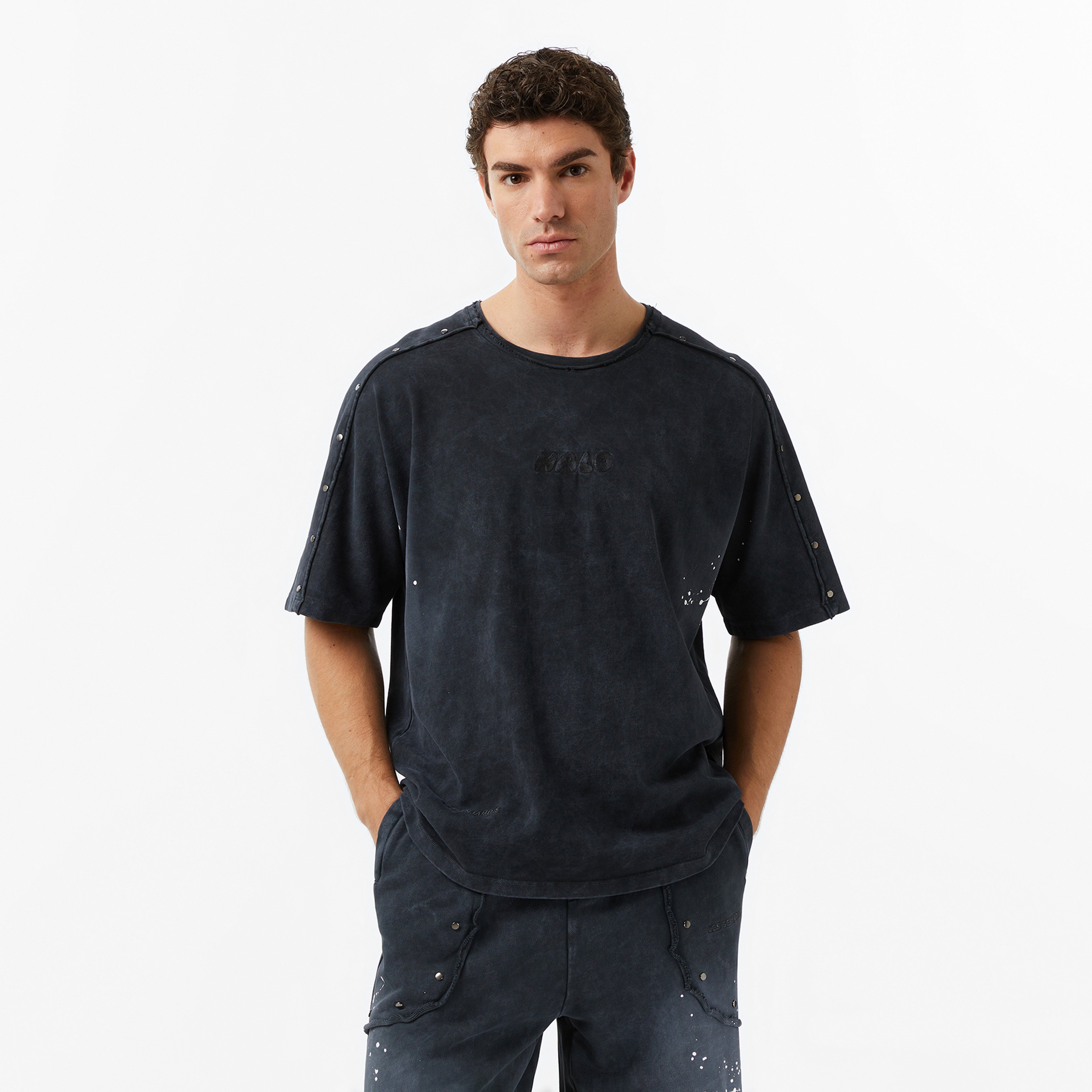 Les Benjamins Essentials 305 Erkek Siyah T-Shirt