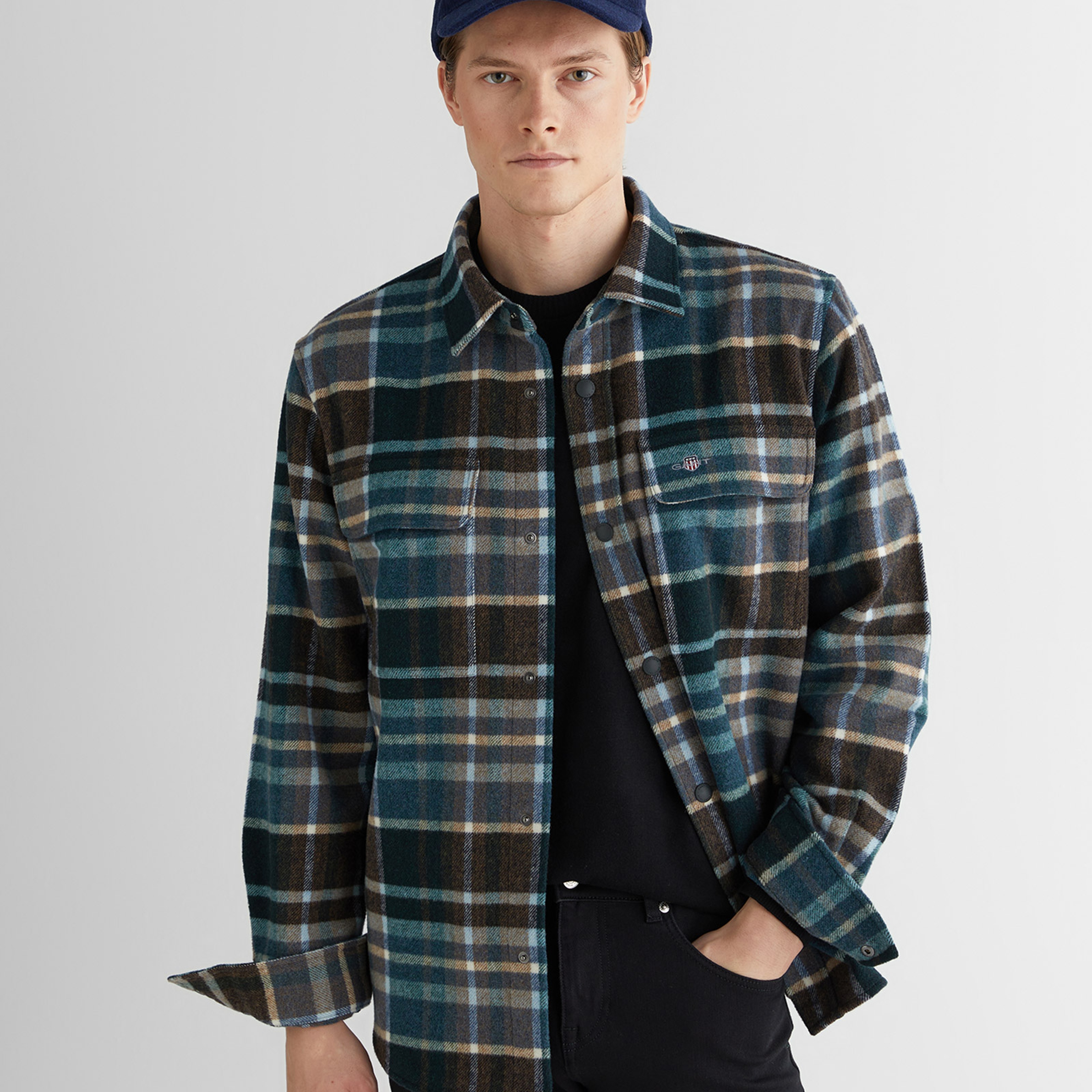 GANT Erkek Lacivert Gömlek