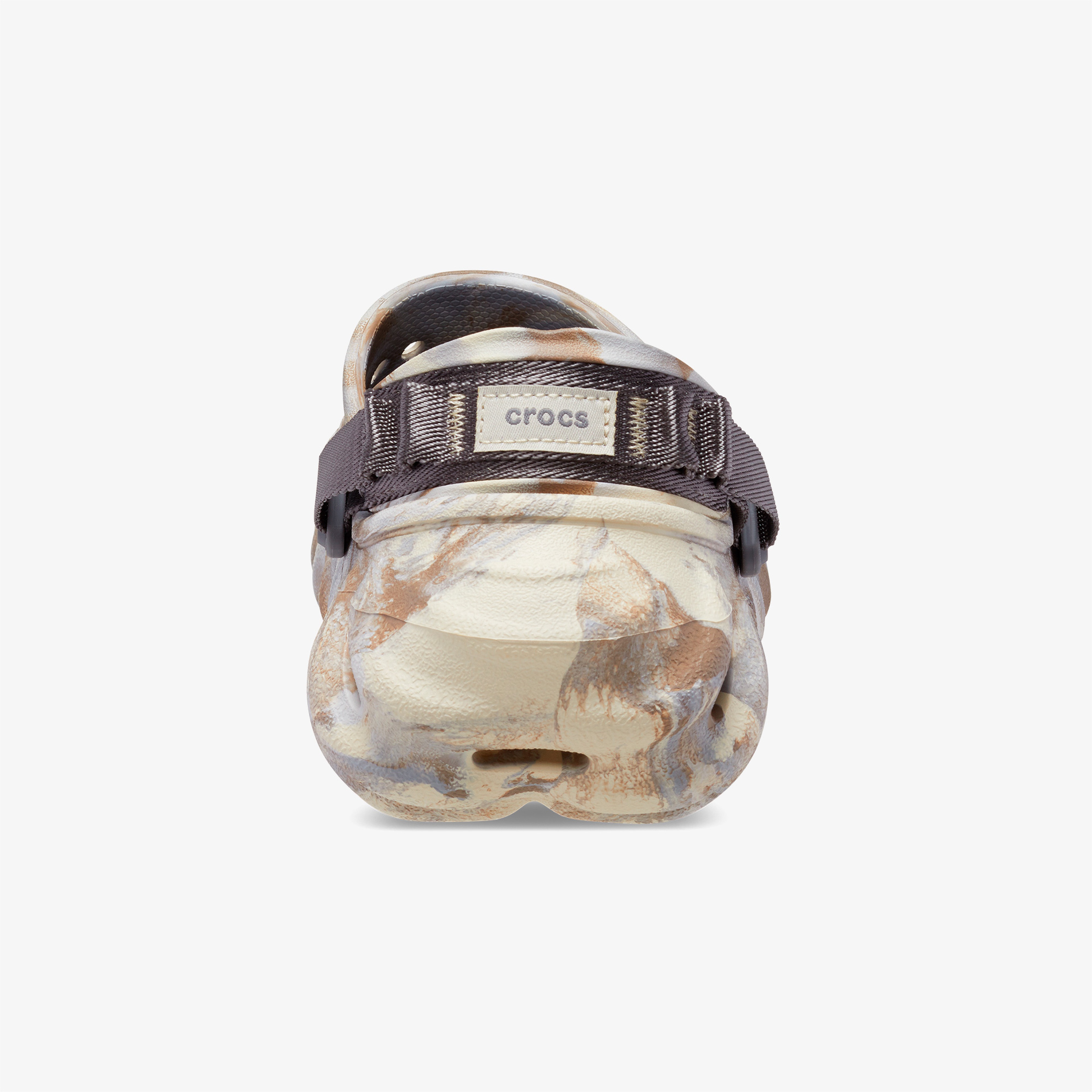 Crocs Echo Marbled Unisex Krem Terlik