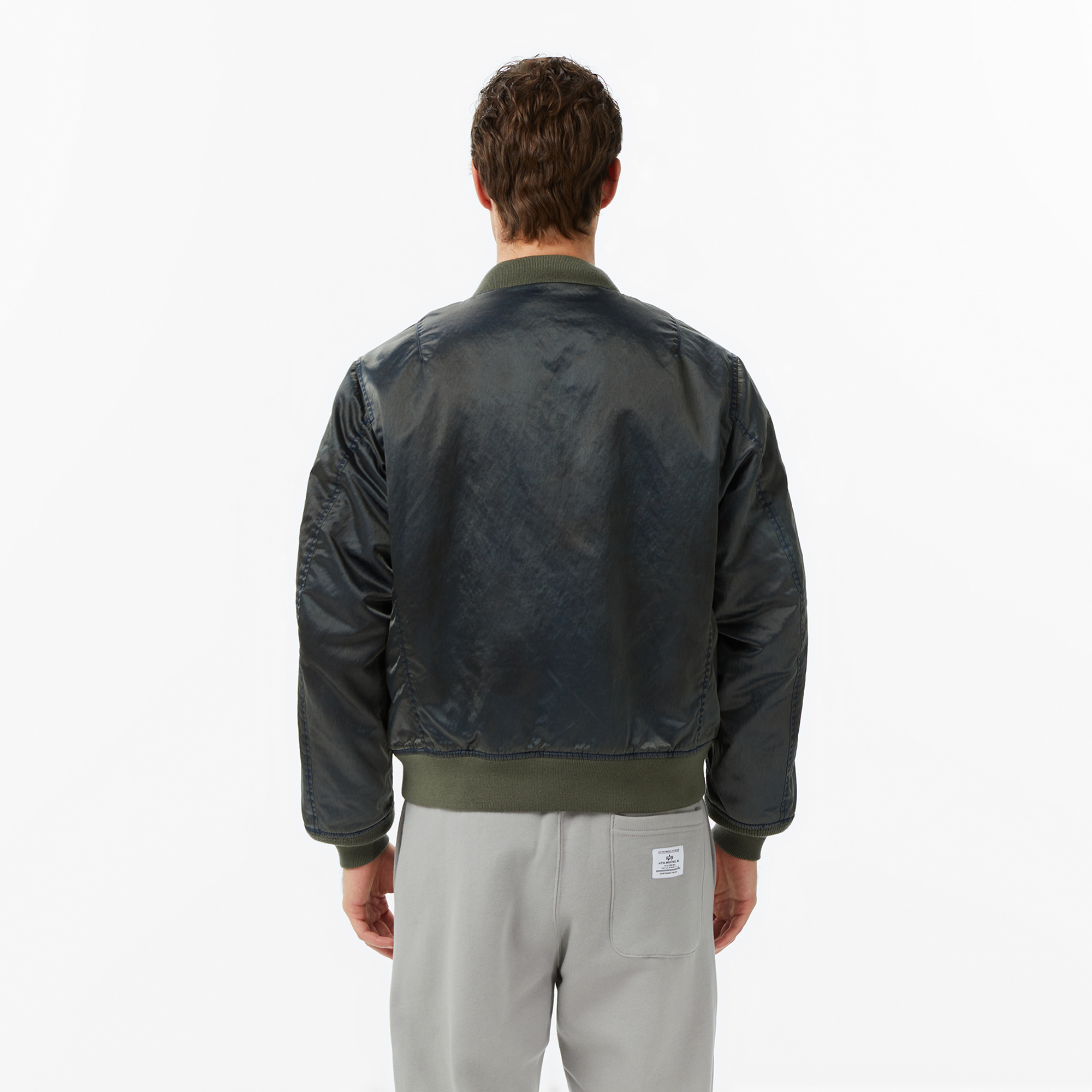 Alpha Industries x TNT MA-1 Flight Erkek Yeşil Bomber Ceket