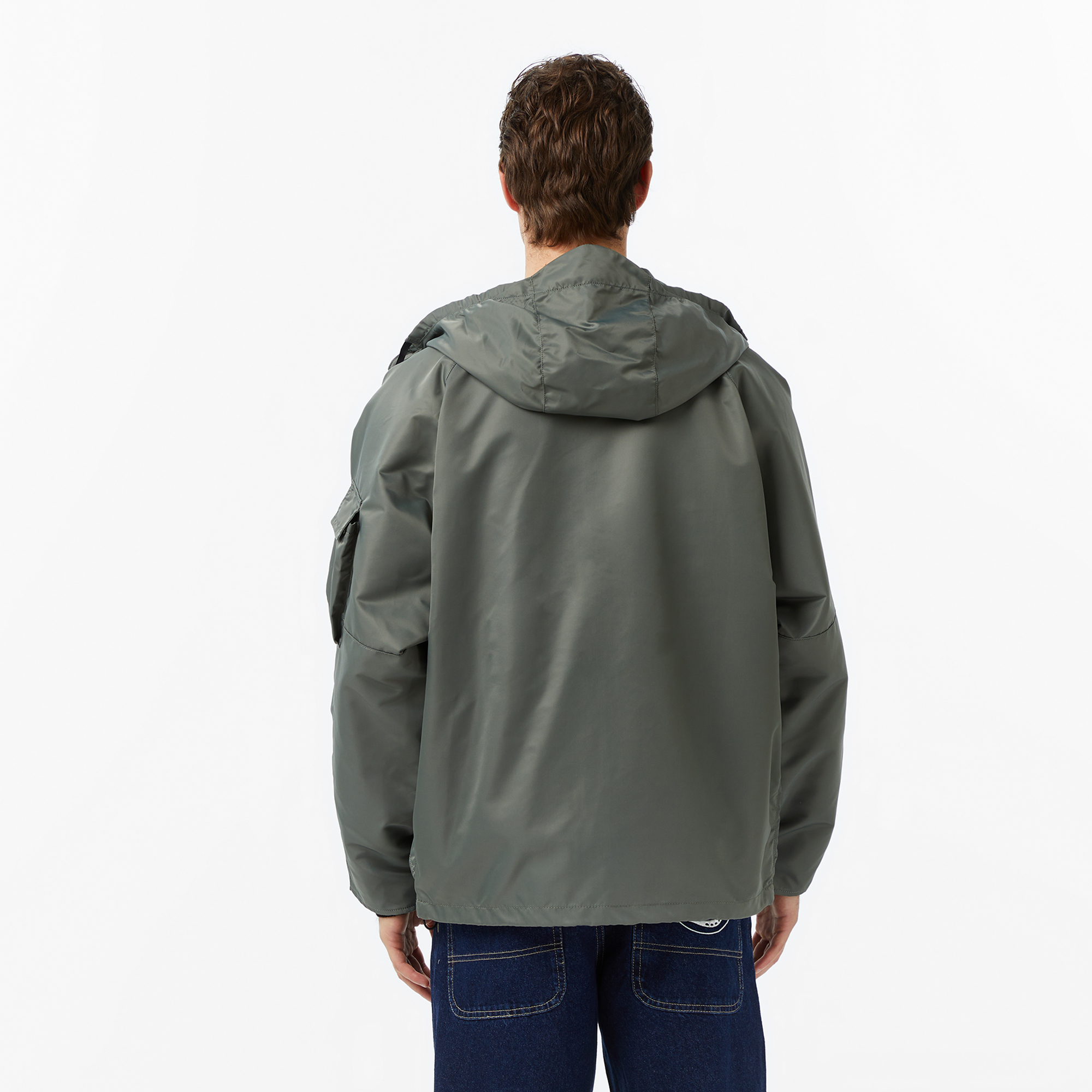 Alpha Industries N-3B Logo Oxford Erkek Yeşil Mont