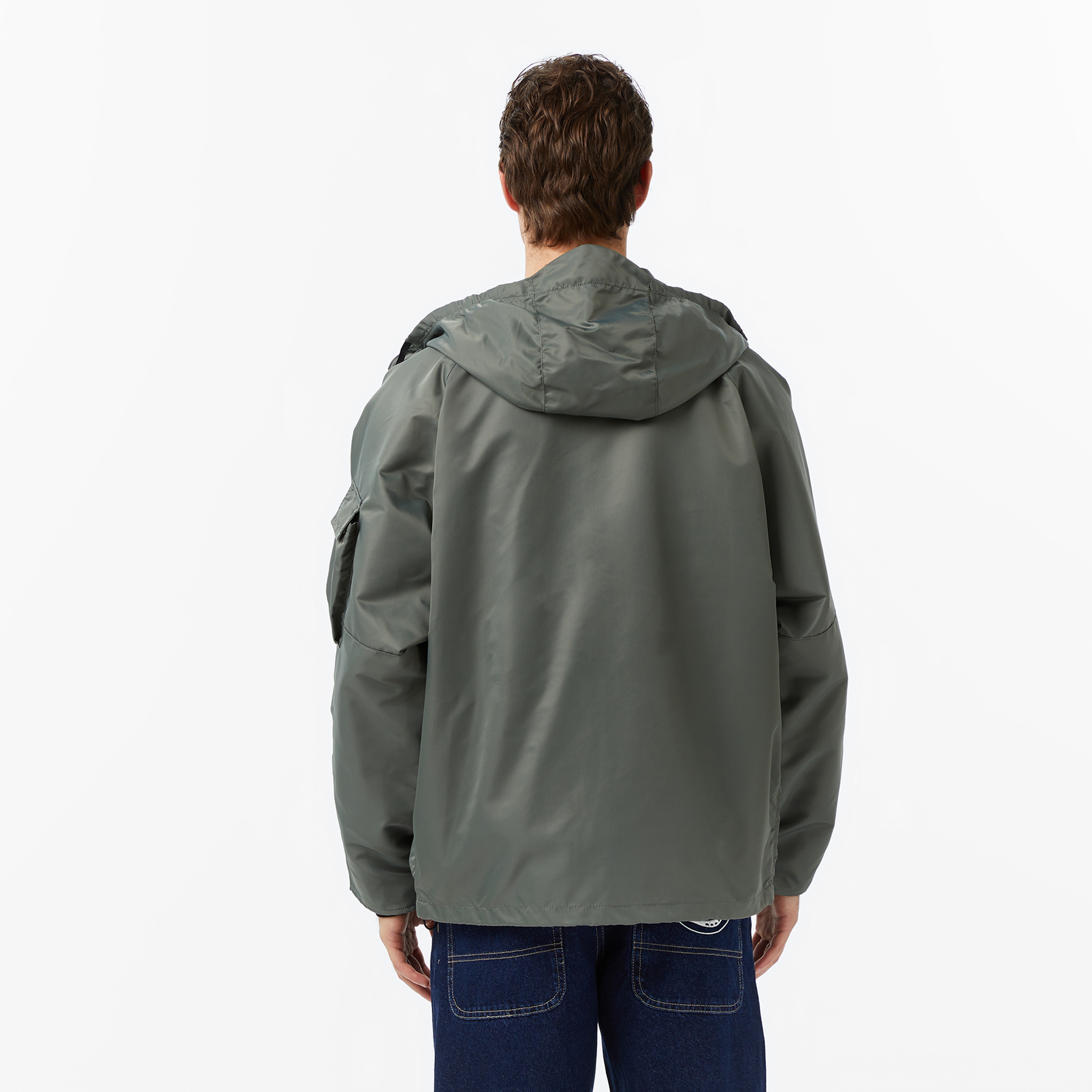 Alpha Industries N-3B Logo Oxford Erkek Yeşil Mont