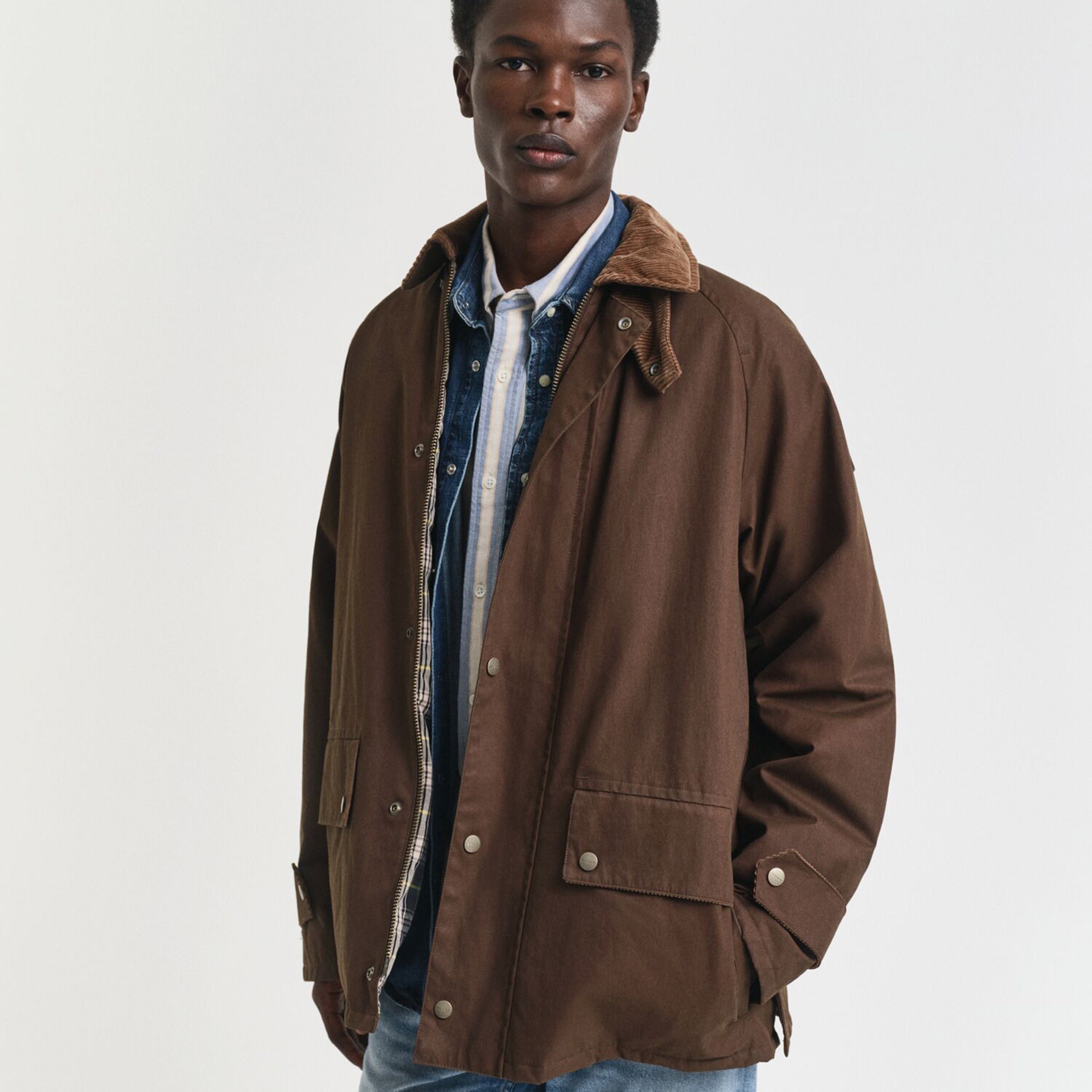 GANT Erkek Kahverengi Regular Fit  Mont