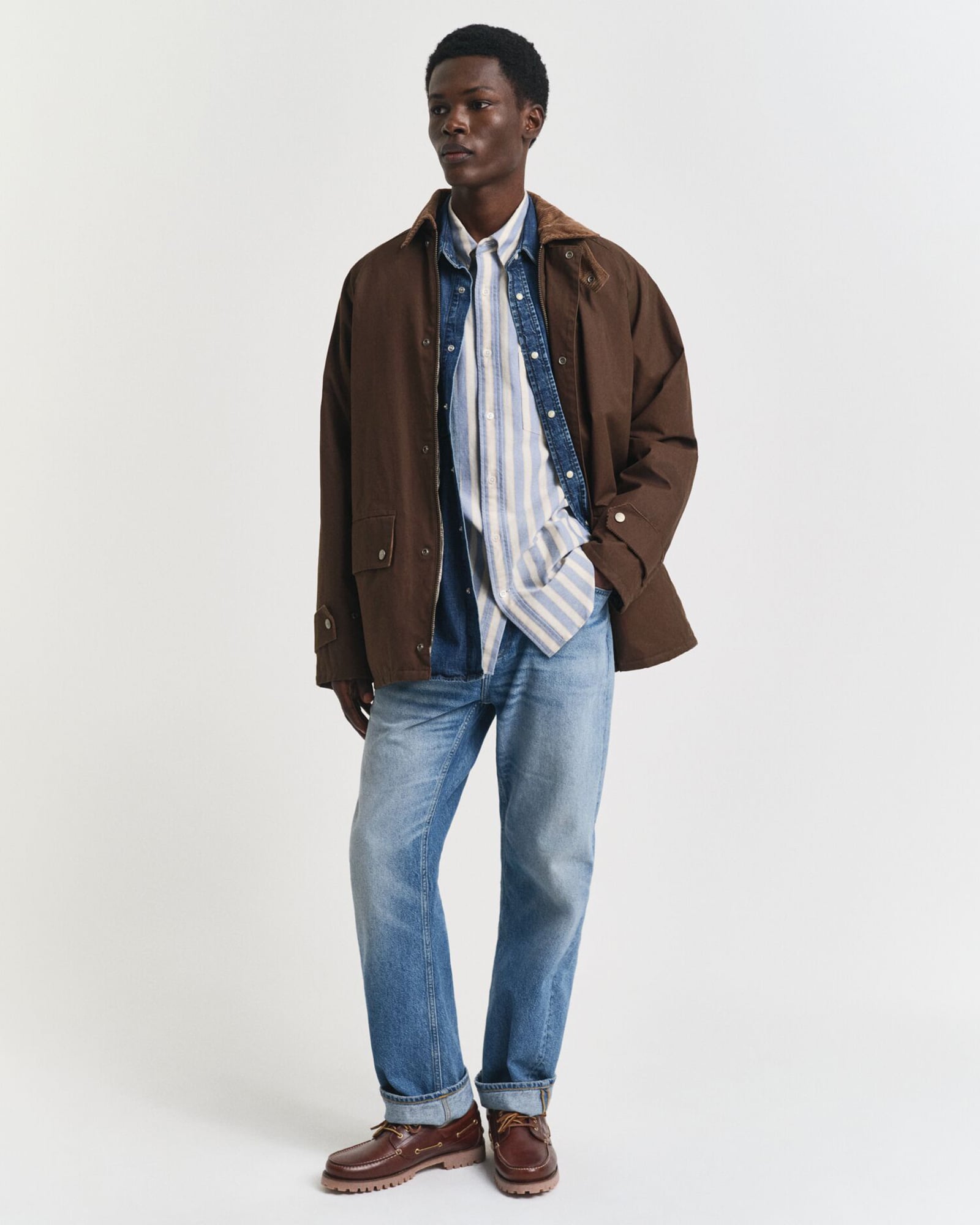 GANT Erkek Kahverengi Regular Fit  Mont