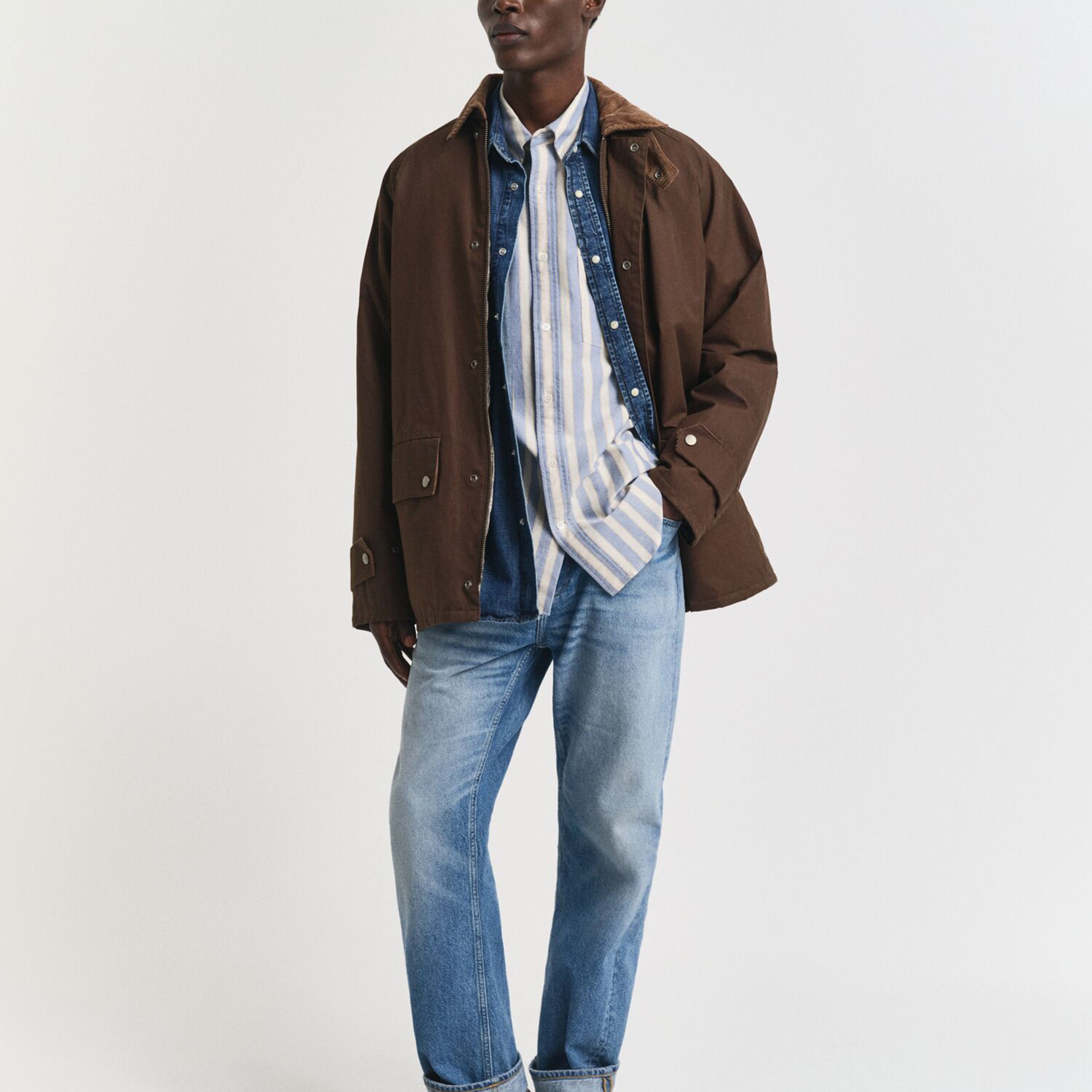 GANT Erkek Kahverengi Regular Fit  Mont