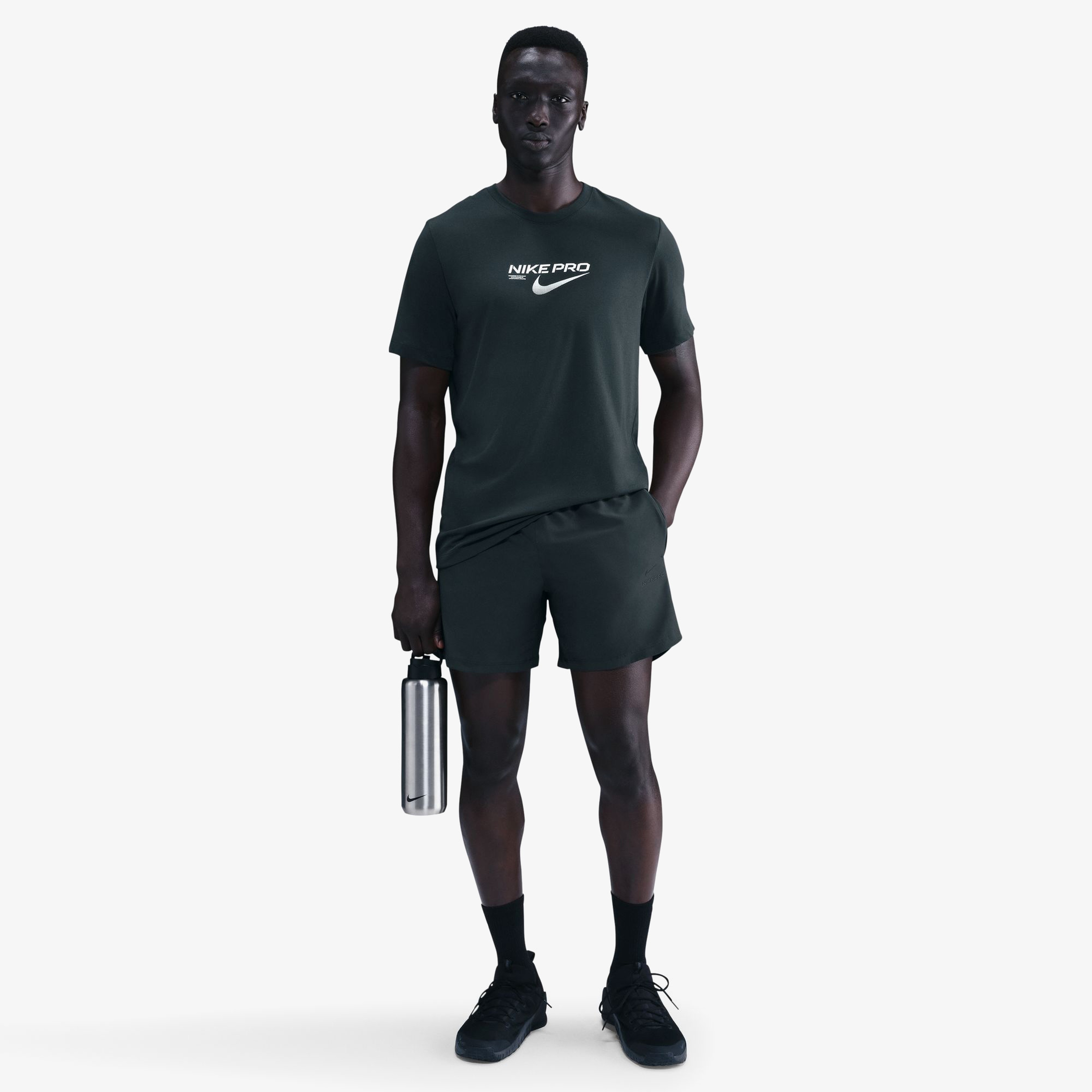 Nike Pro Training Erkek Siyah Şort