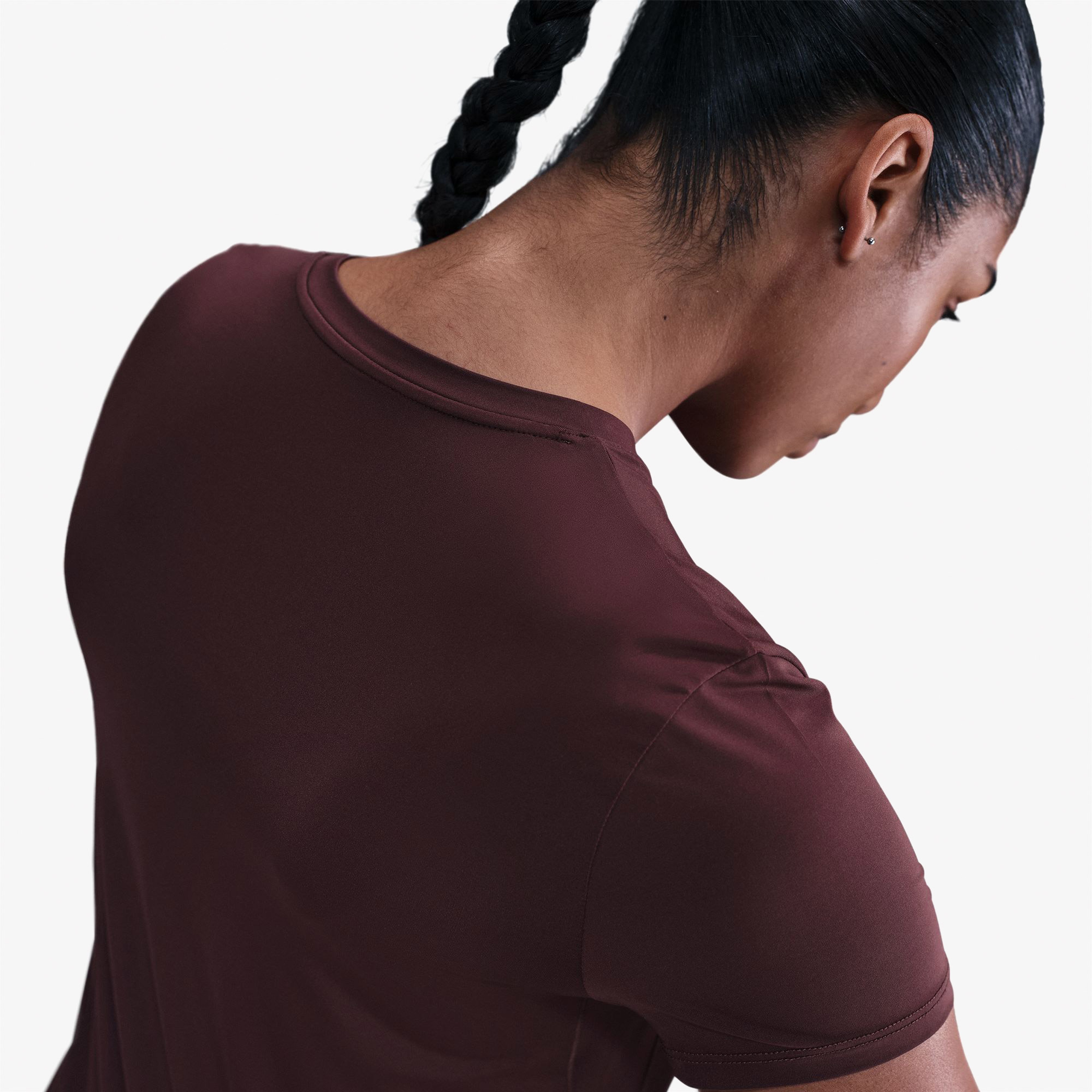 Nike One Classic Dri-FIT Kadın Siyah Antrenman T-Shirt