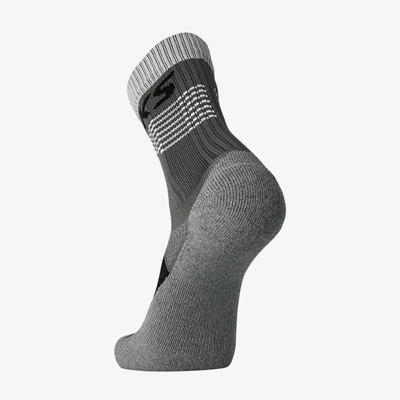 Brooks High Point Crew Unisex Siyah/Gri Koşu Çorabı