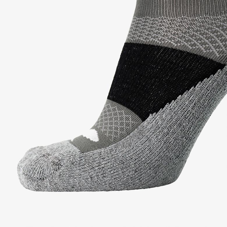 Brooks High Point Crew Unisex Siyah/Gri Koşu Çorabı