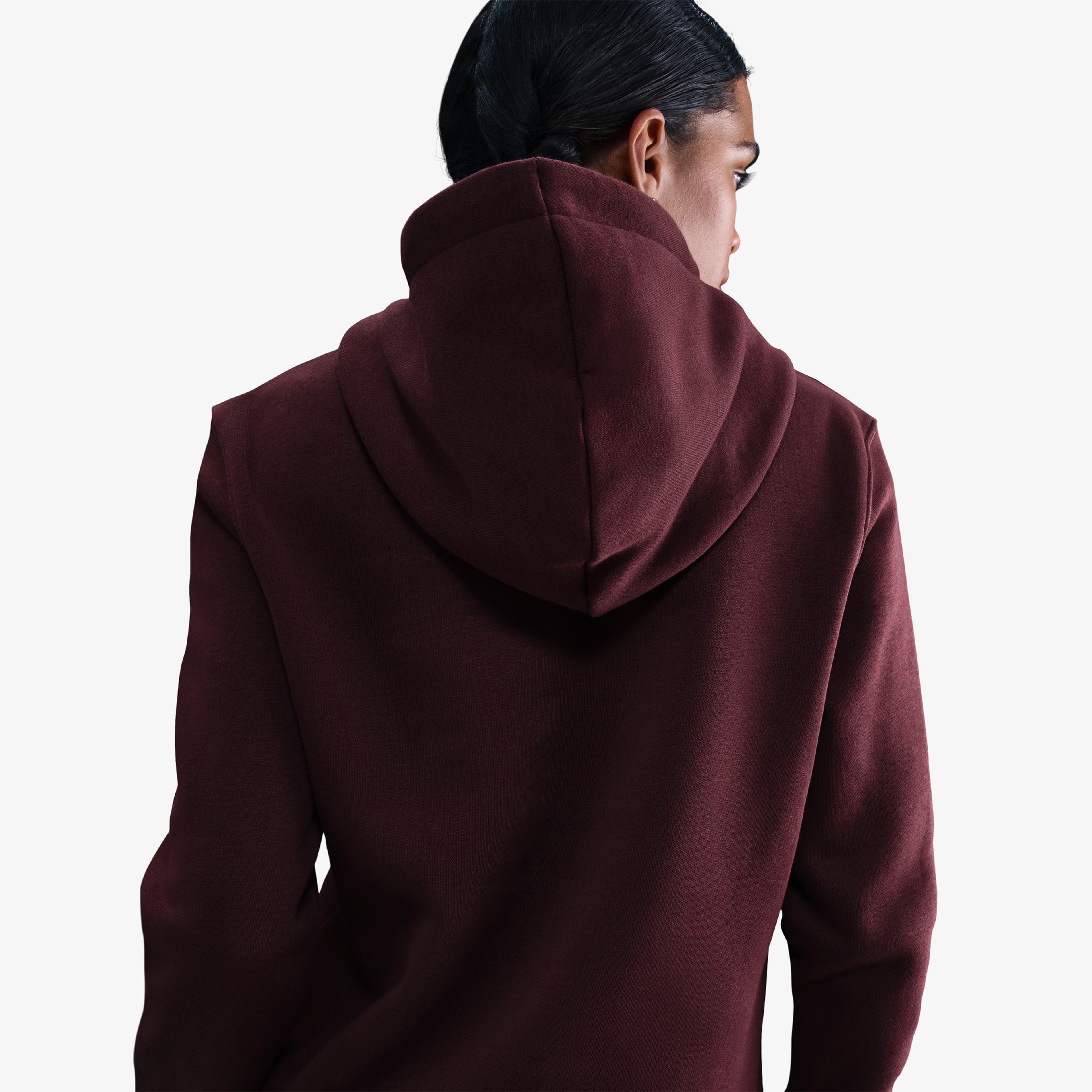 Nike Sportswear Phoenix Fleece Kadın Bordo Sweatshirt