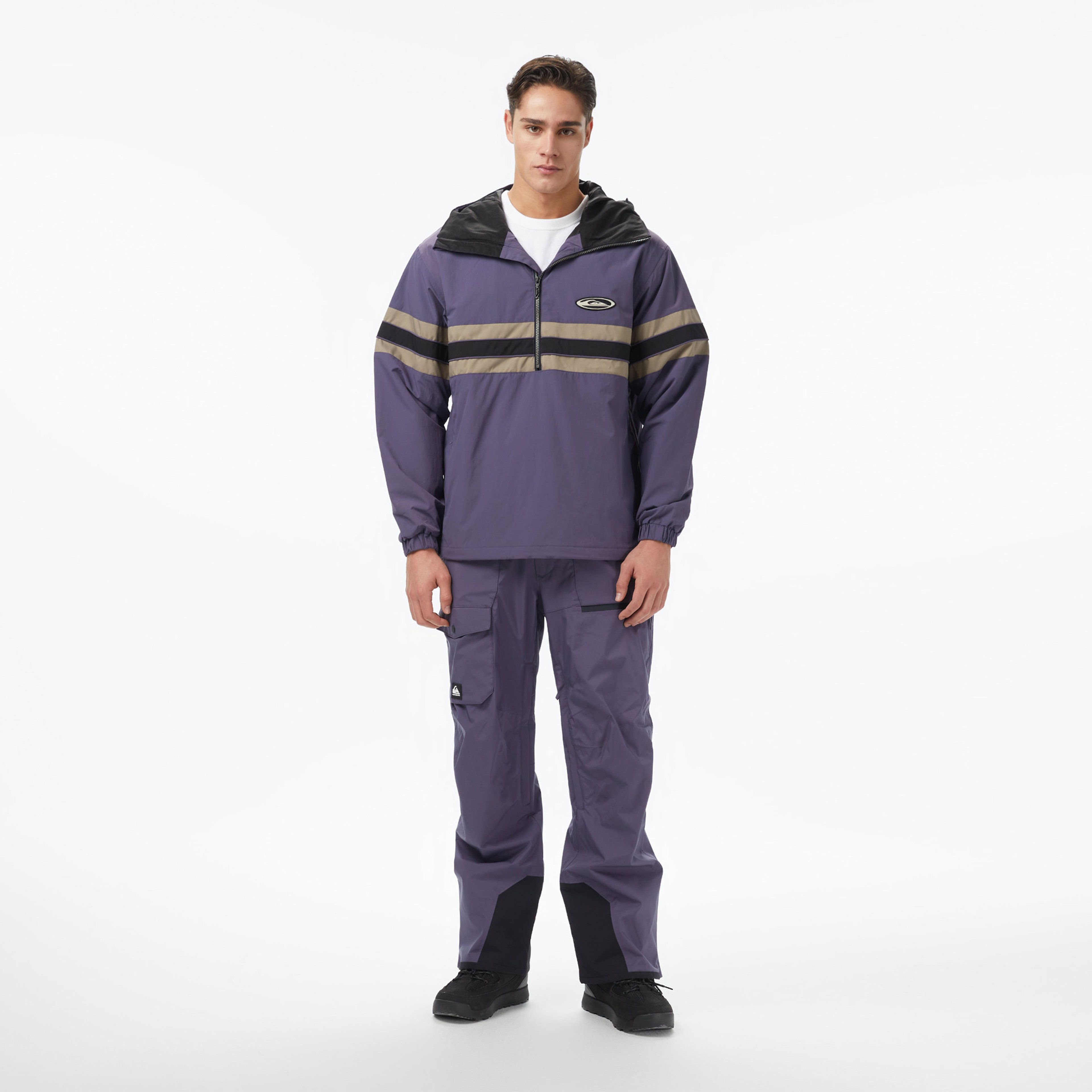 Quiksilver Sze Erkek Gri Kayak Montu