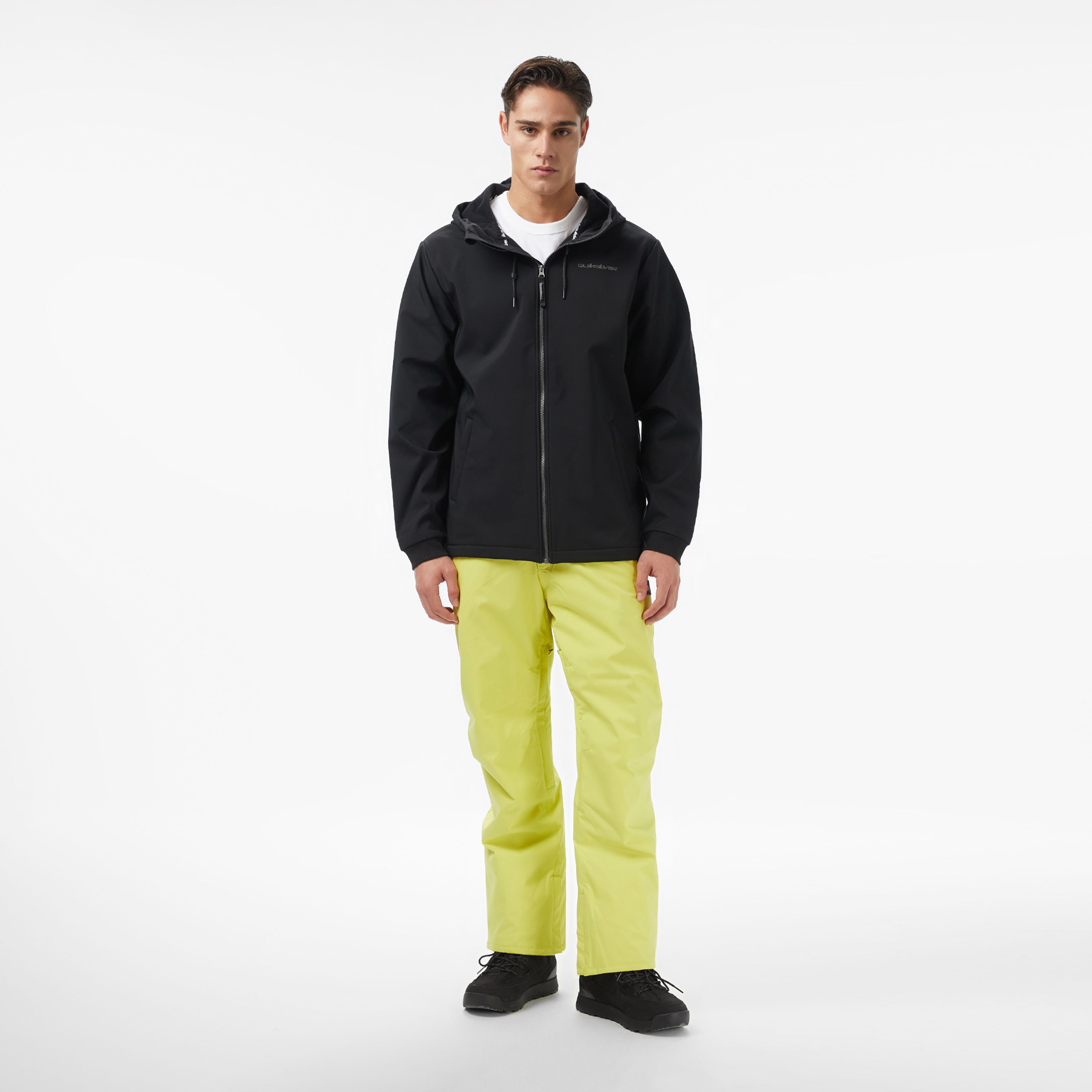 Quiksilver Live For The Dream Erkek Gri Kayak Ceketi