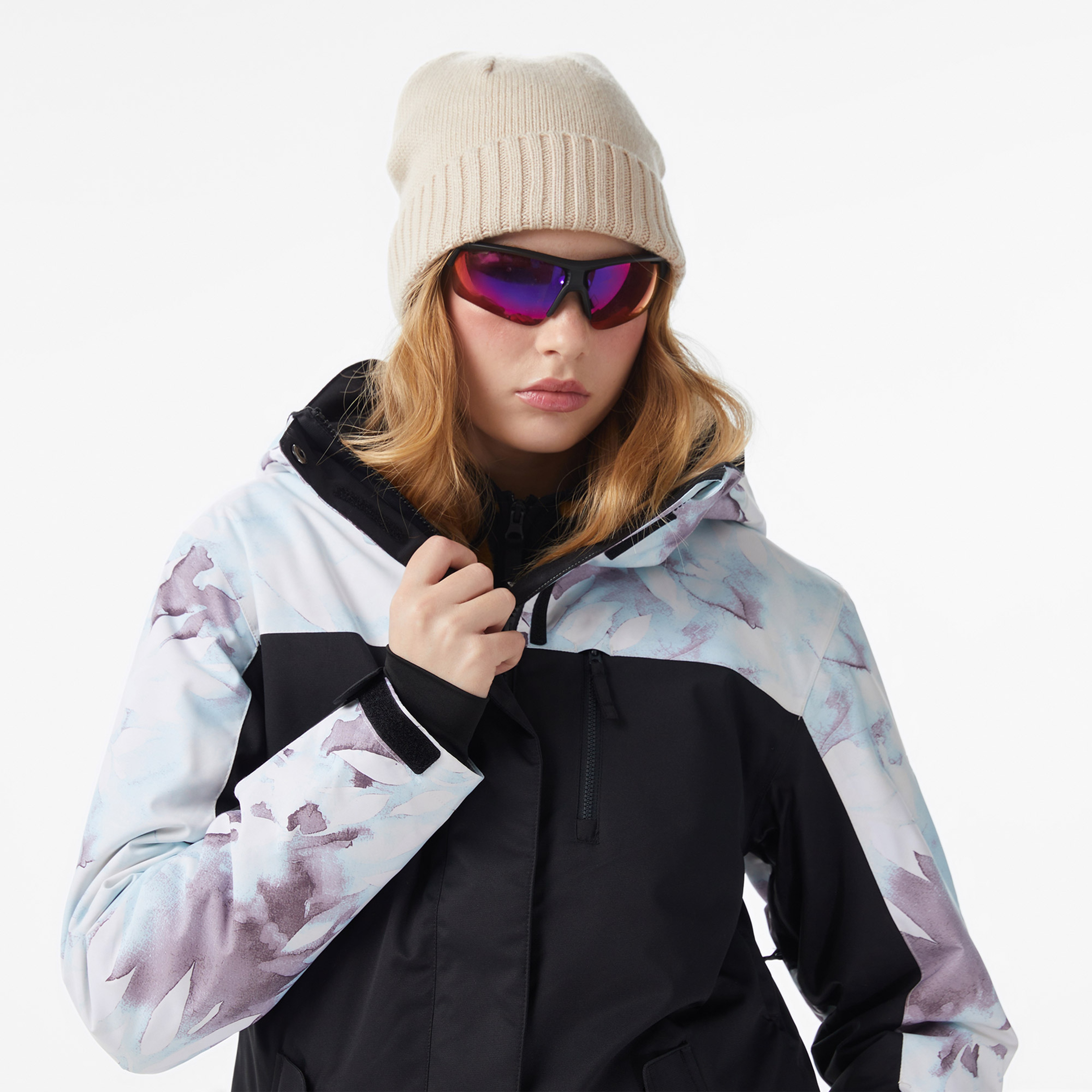 Roxy Jetty Block Kadın Siyah Kayak Montu