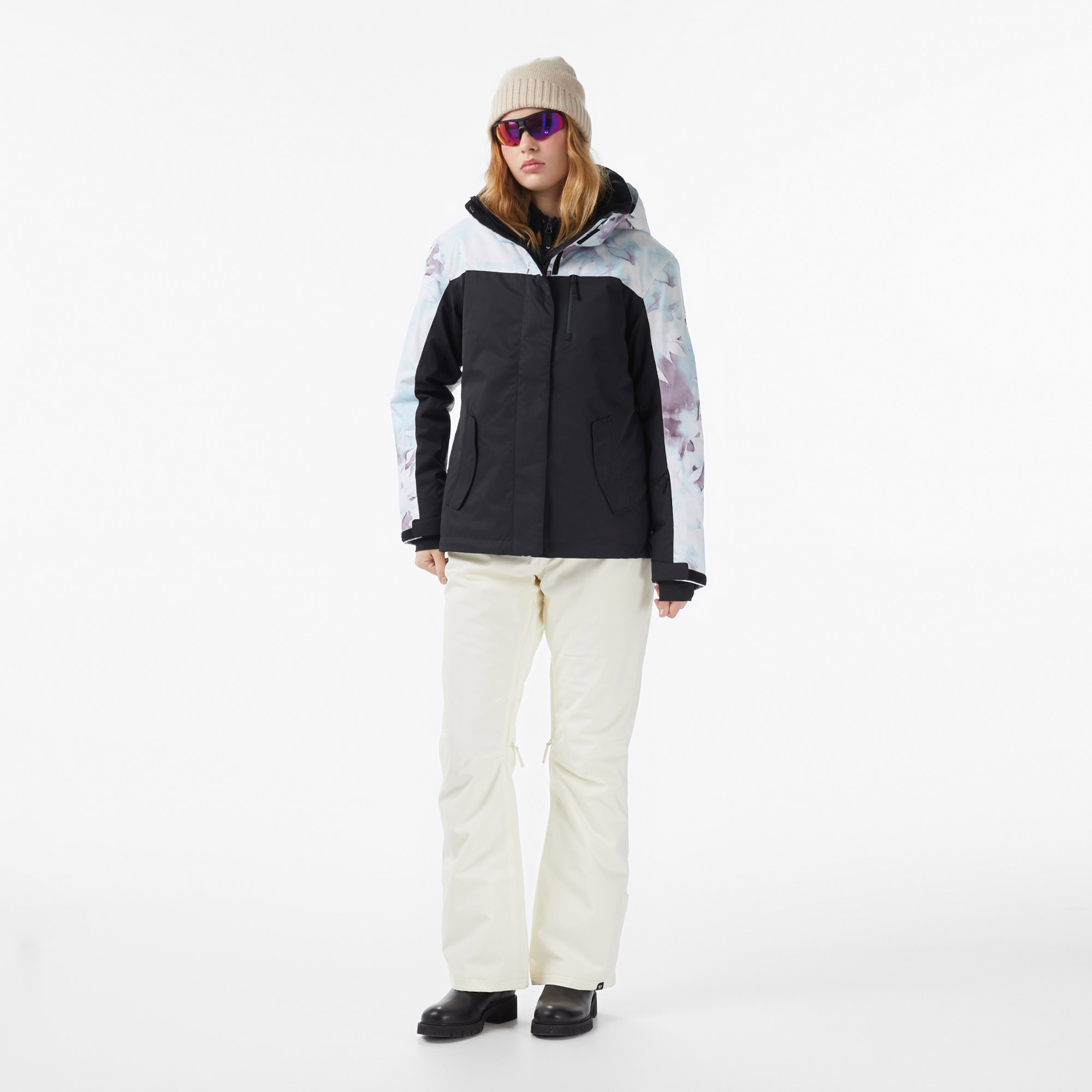 Roxy Jetty Block Kadın Siyah Kayak Montu