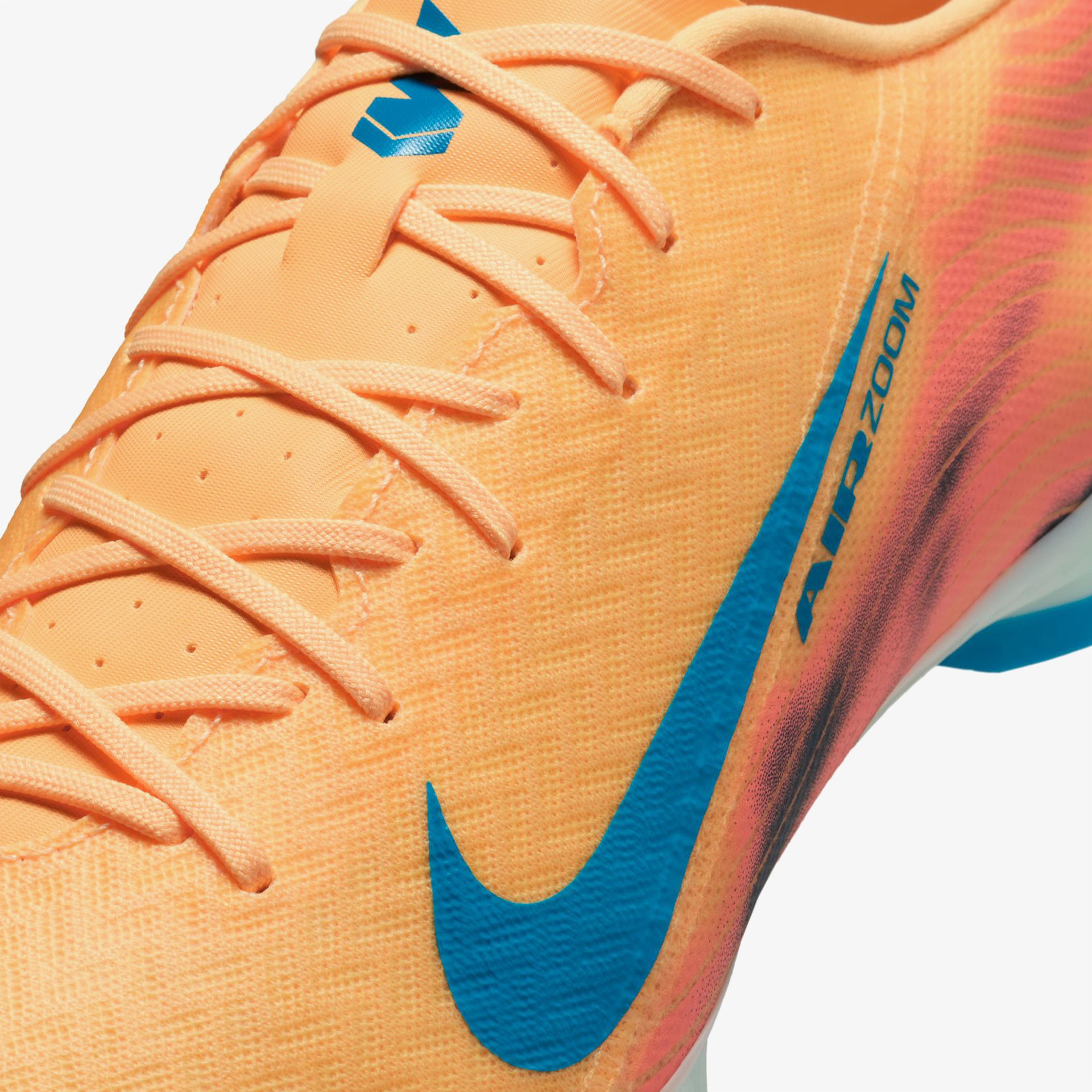 Nike Zoom Vapor 16 Academy Km Fg/Mg Erkek Turuncu Çim Saha Kramponu